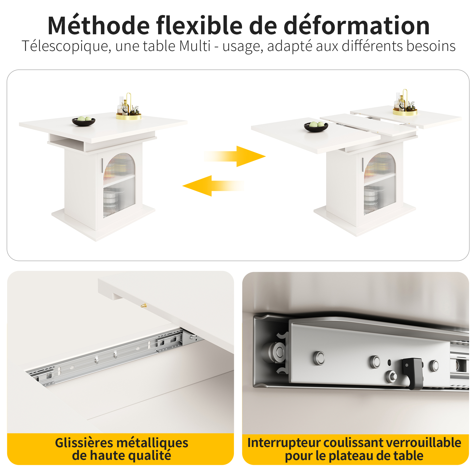 Présentation du table à manger