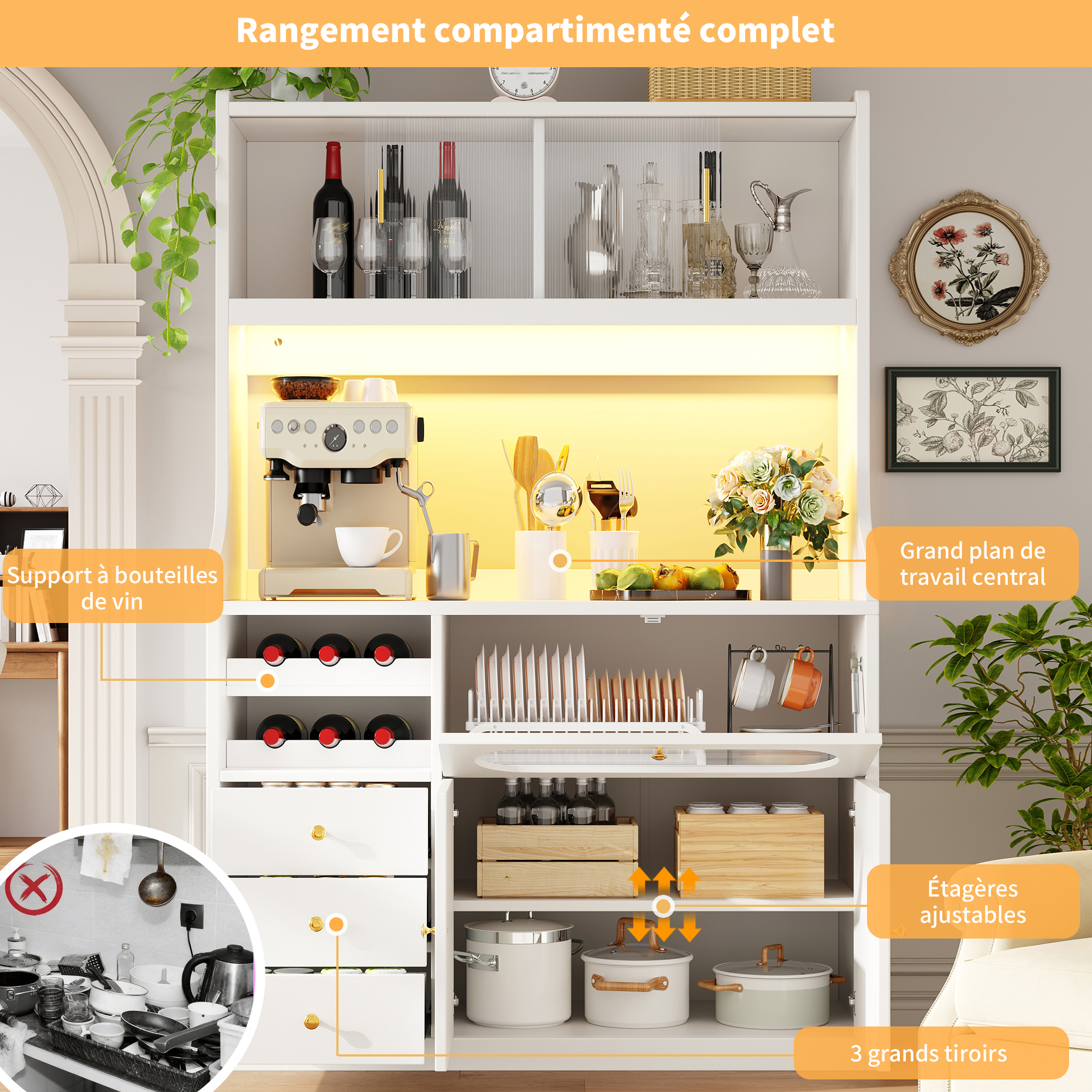 Présentation du buffet