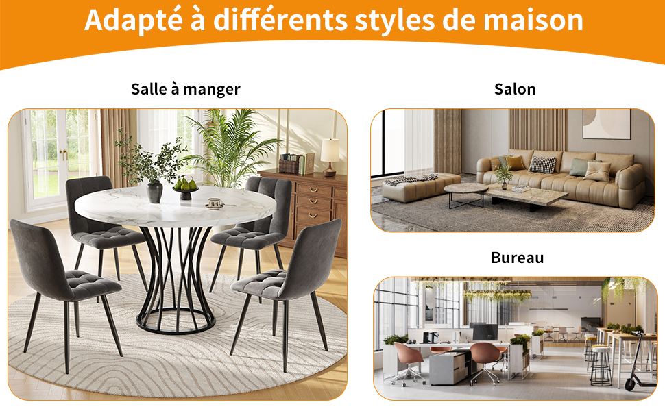 Présentation du table à manger