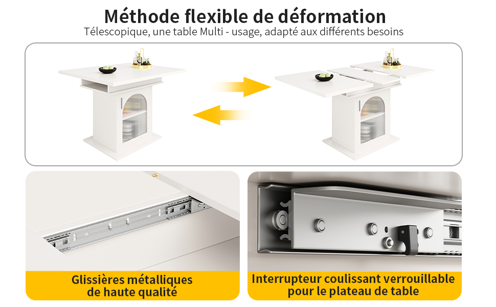Détail du table à manger