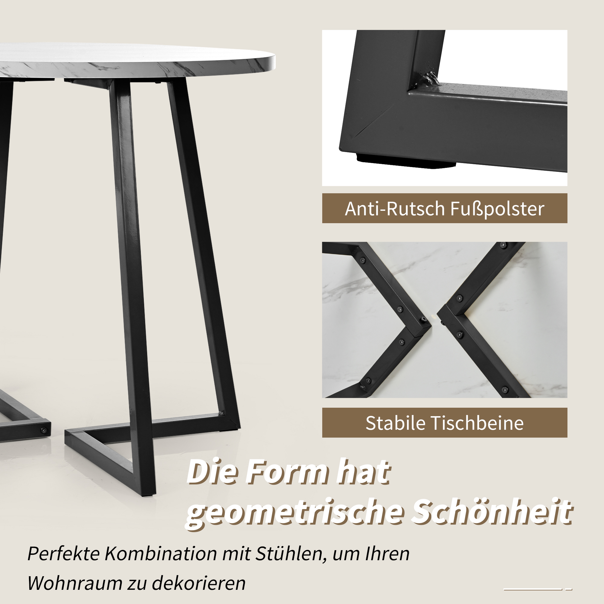 Détail du table à manger