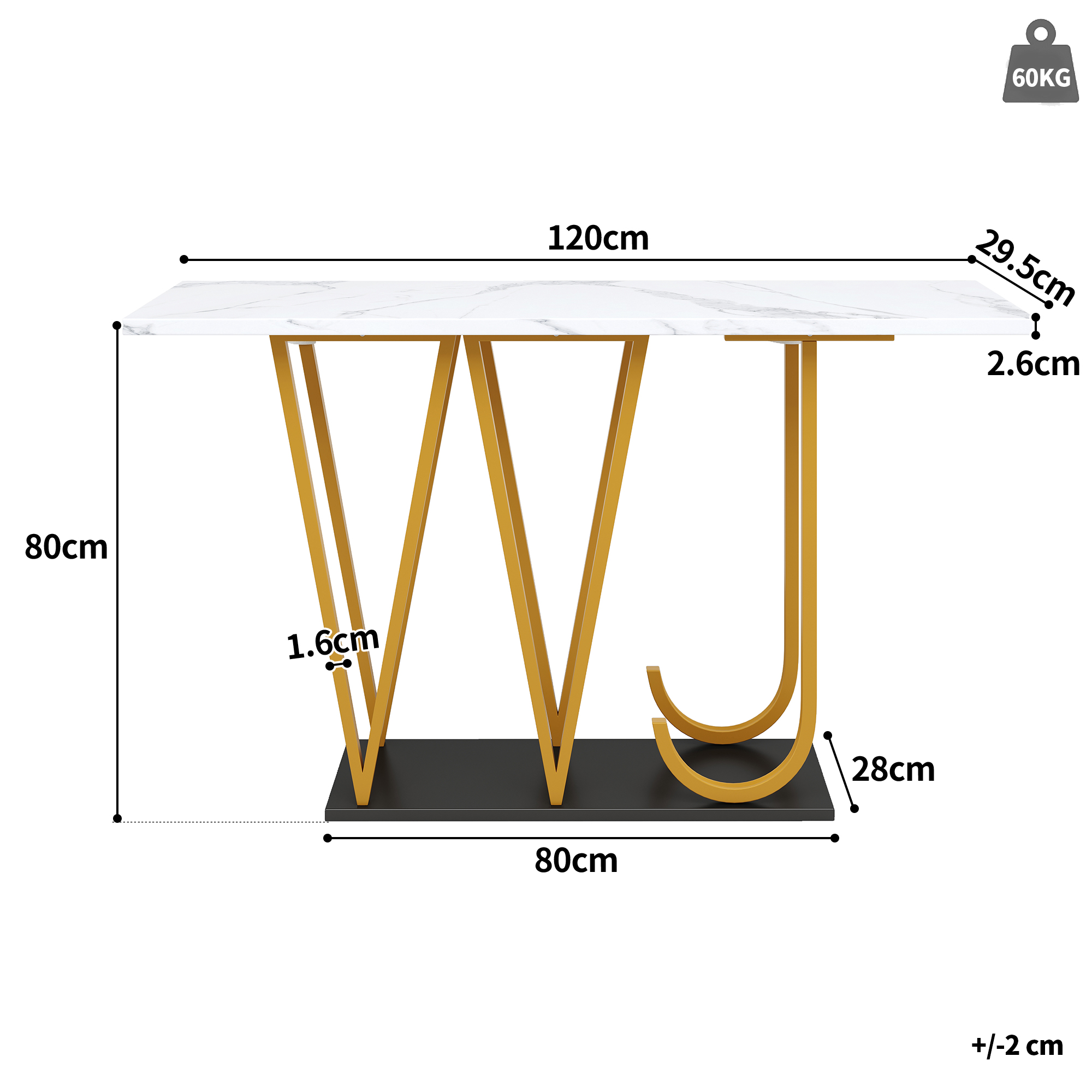 Dimensions du table à manger