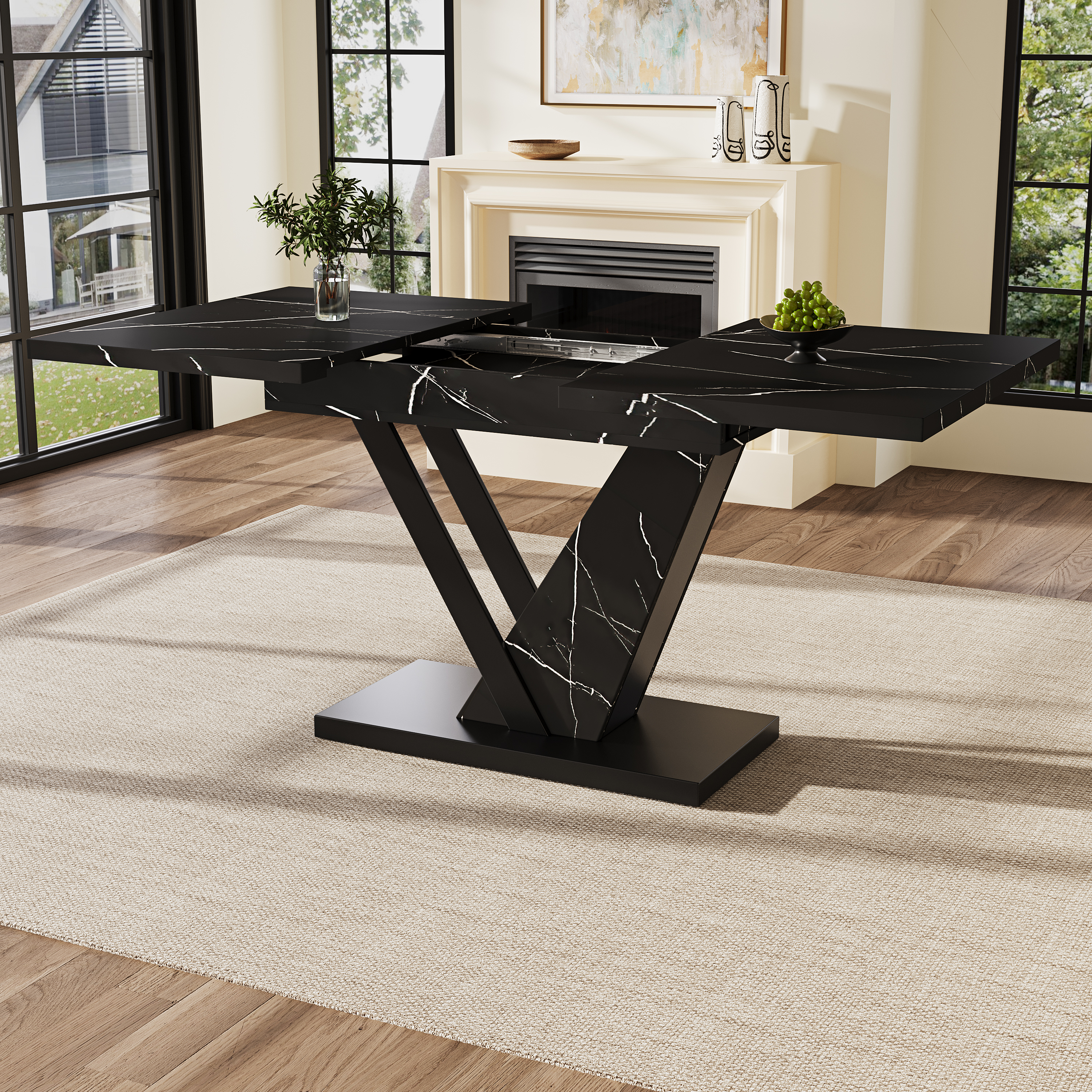 Esstisch Teleskoptisch (120-160*75cm), Tisch, Küch