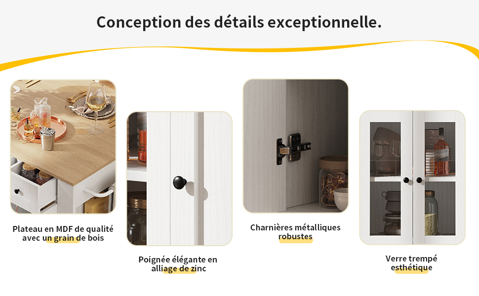 Détail du buffet