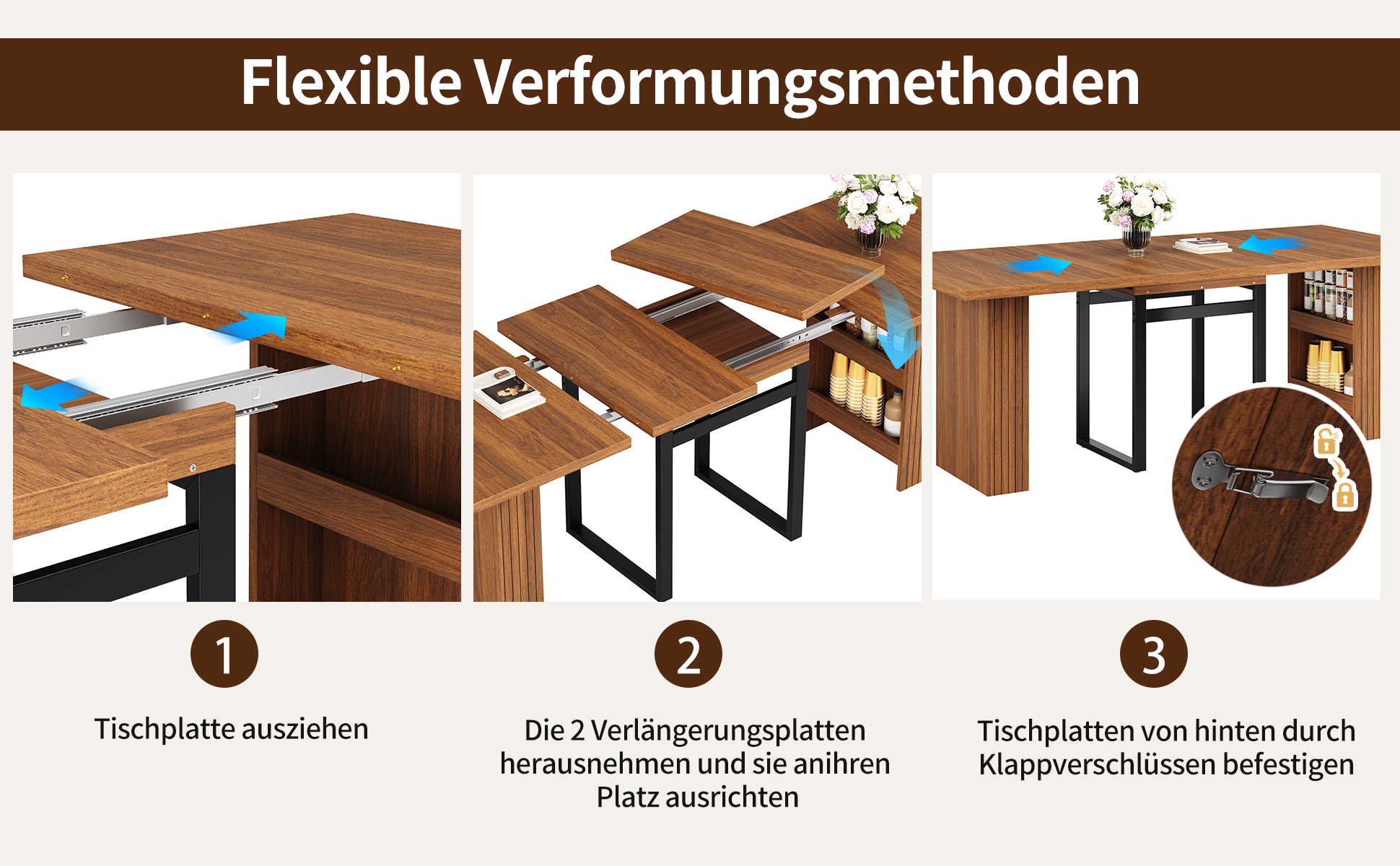 Présentation du table à manger