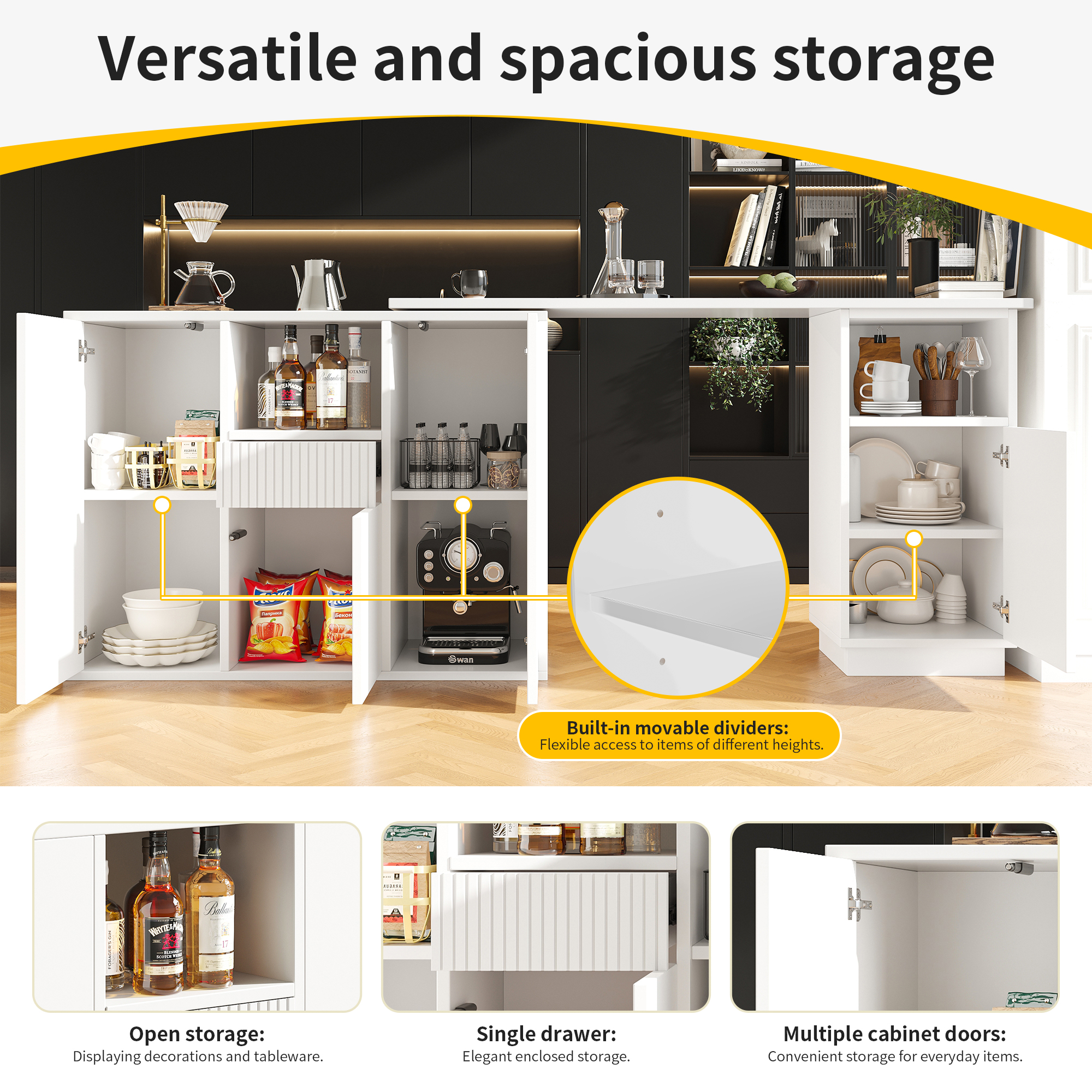 Des rangements faciles à organiser