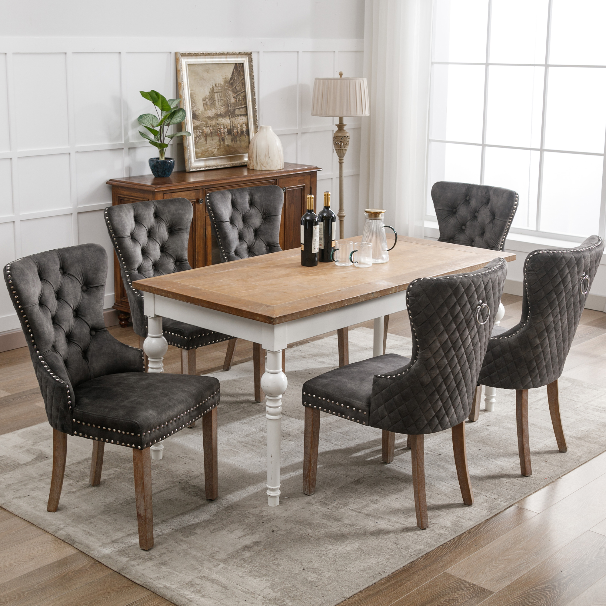 Détail du chaise de salle à manger