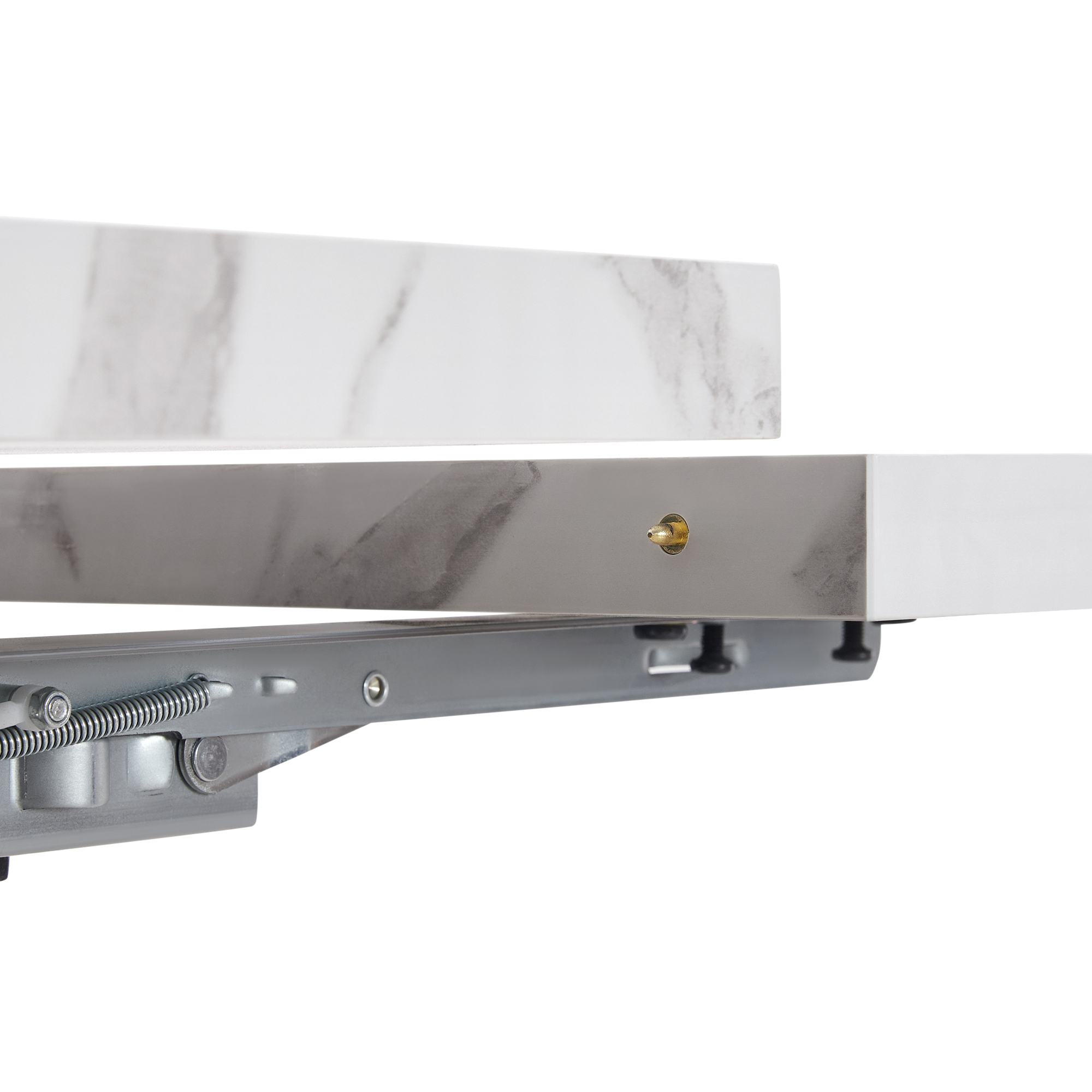 Table extensible blanc noir vue 4