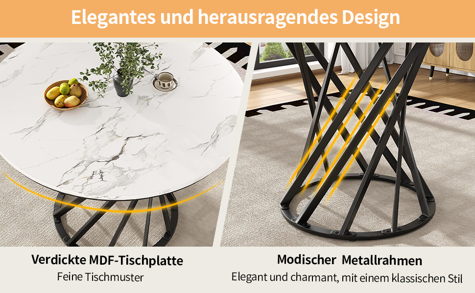 Présentation du table à manger