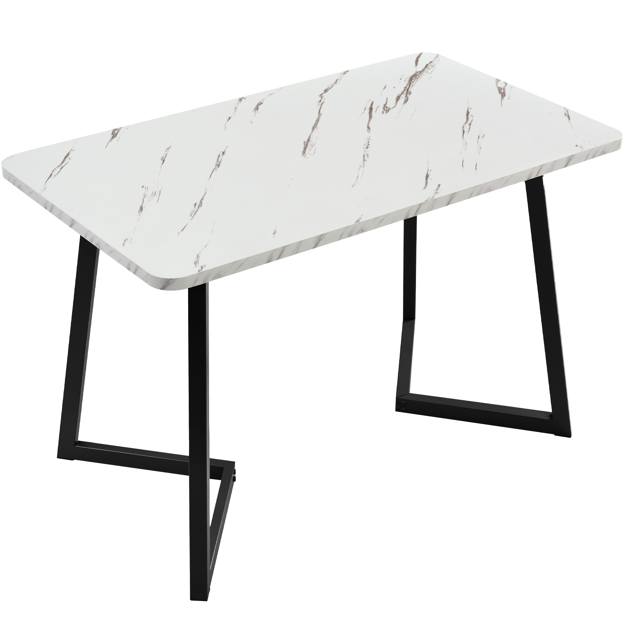 Ensemble table à manger 117 cm avec 4 chaises en t - image 15