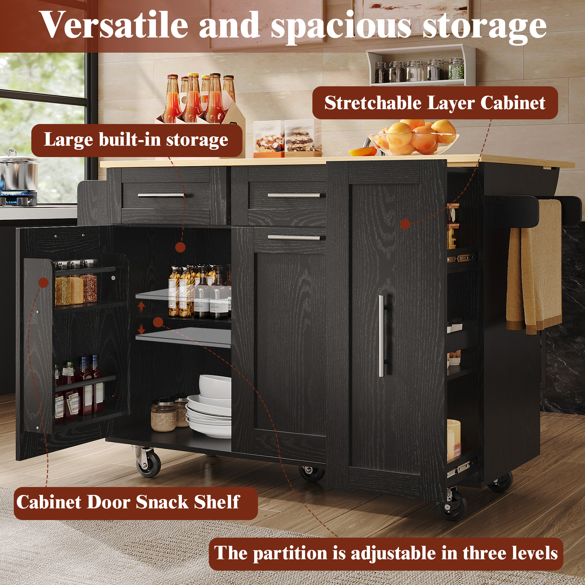 Des rangements faciles à organiser