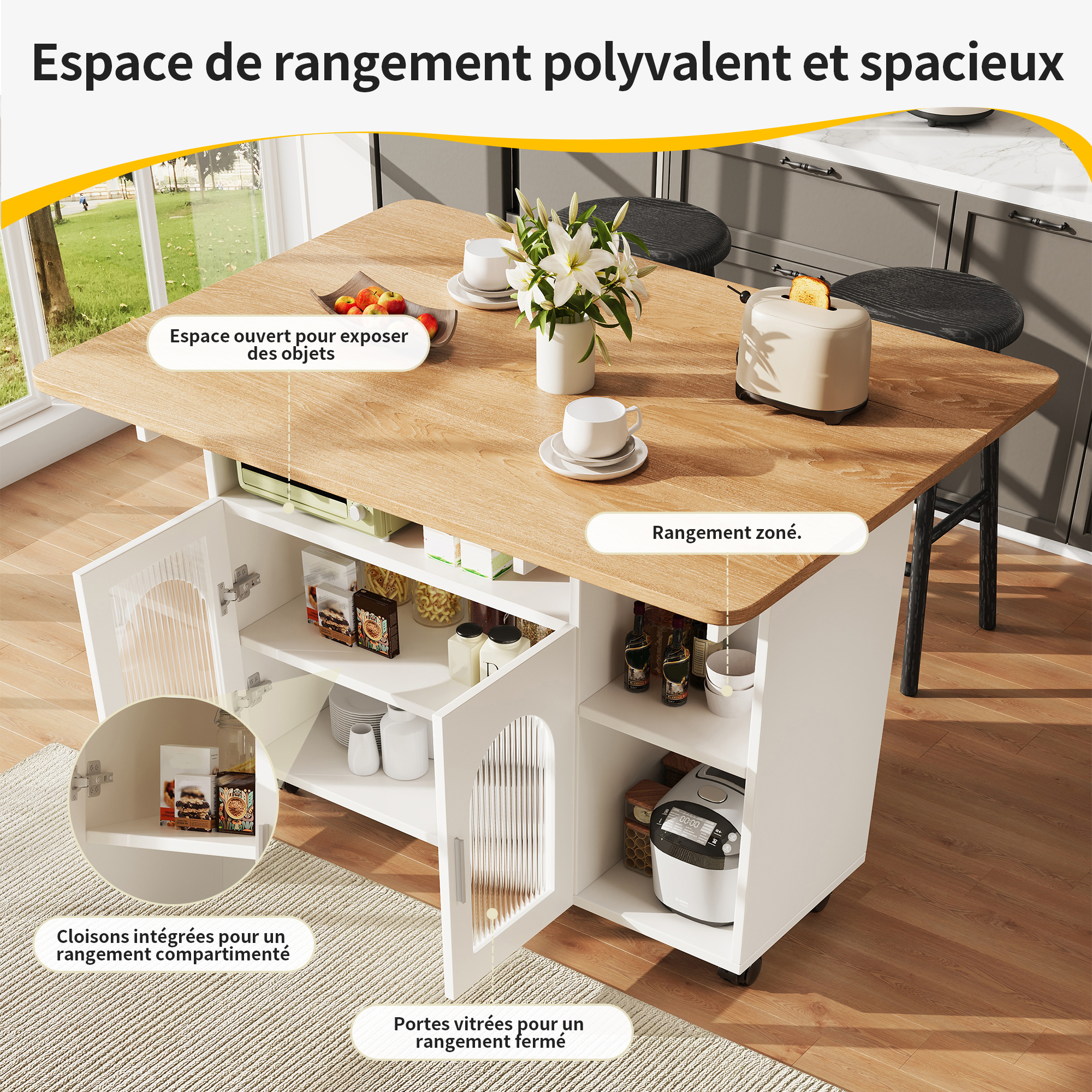 Détail du buffet