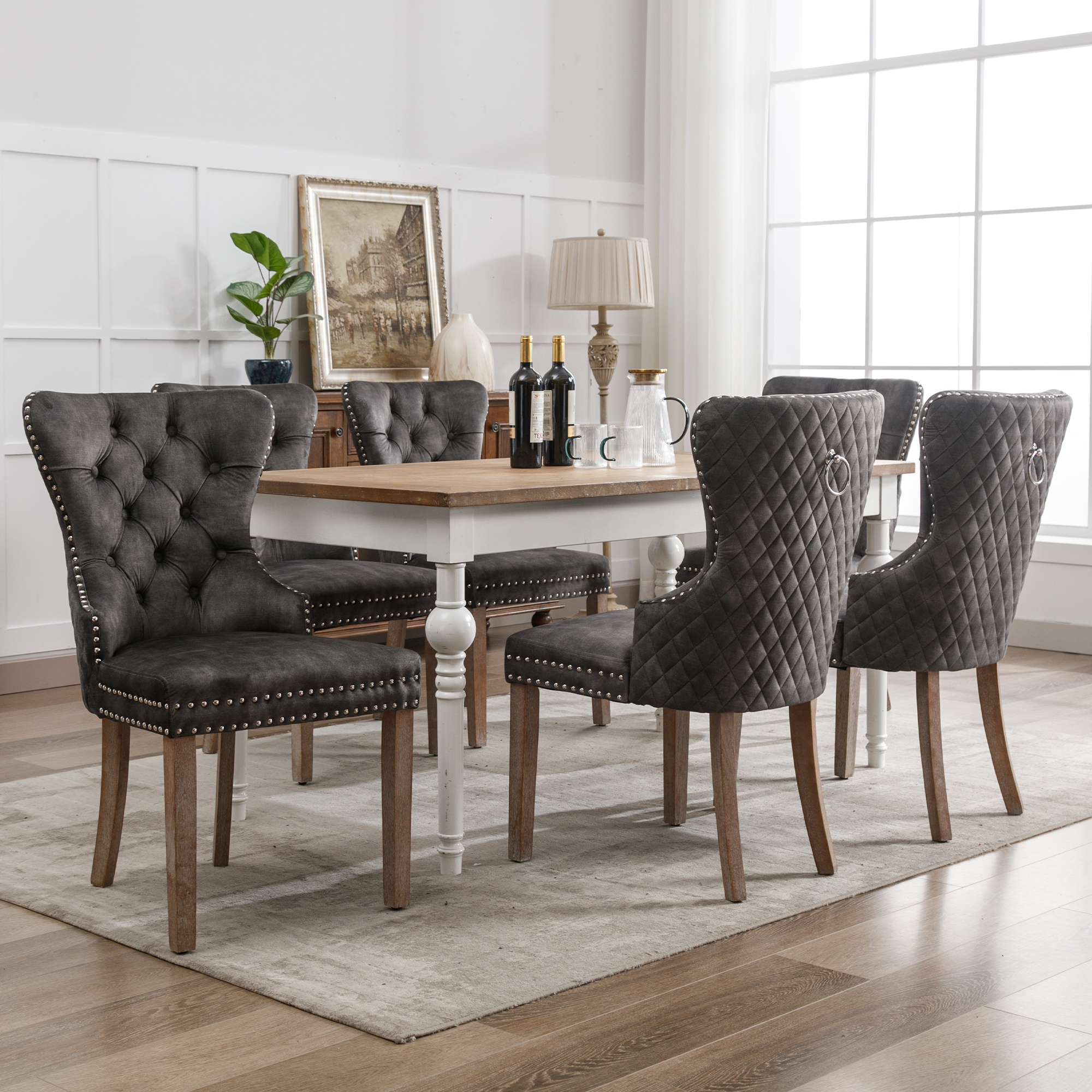 Détail du chaise de salle à manger