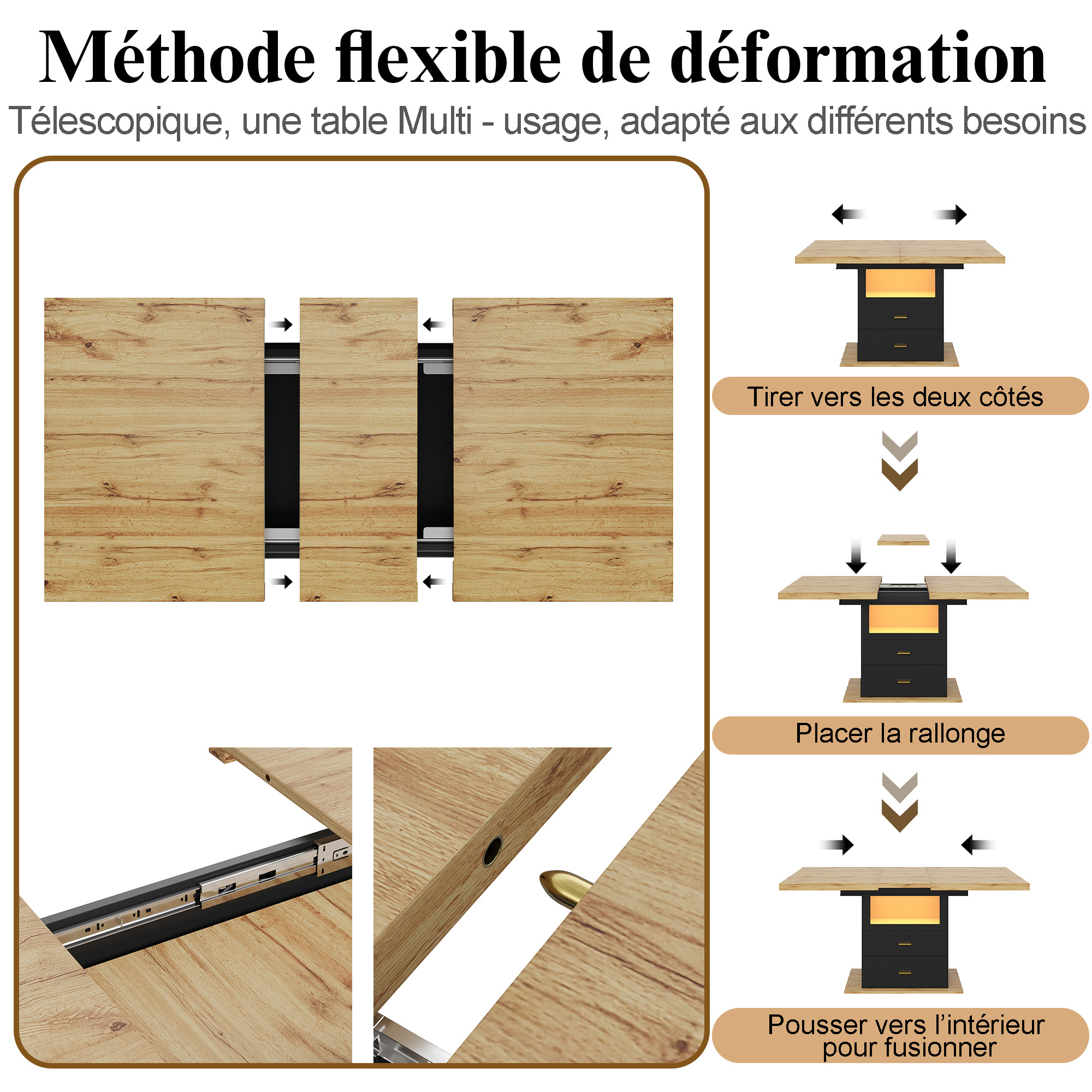 Présentation du table à manger