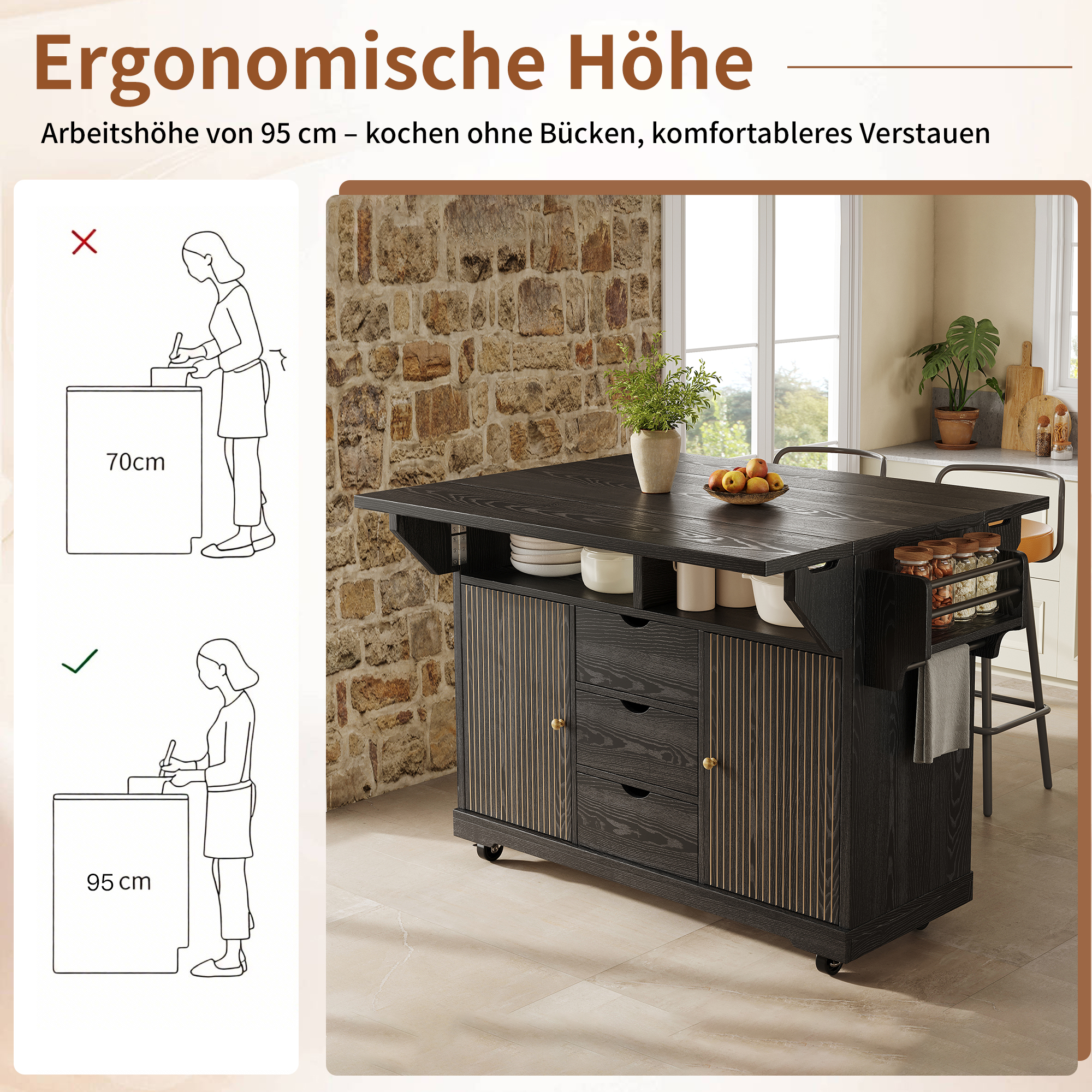 Des rangements faciles à organiser