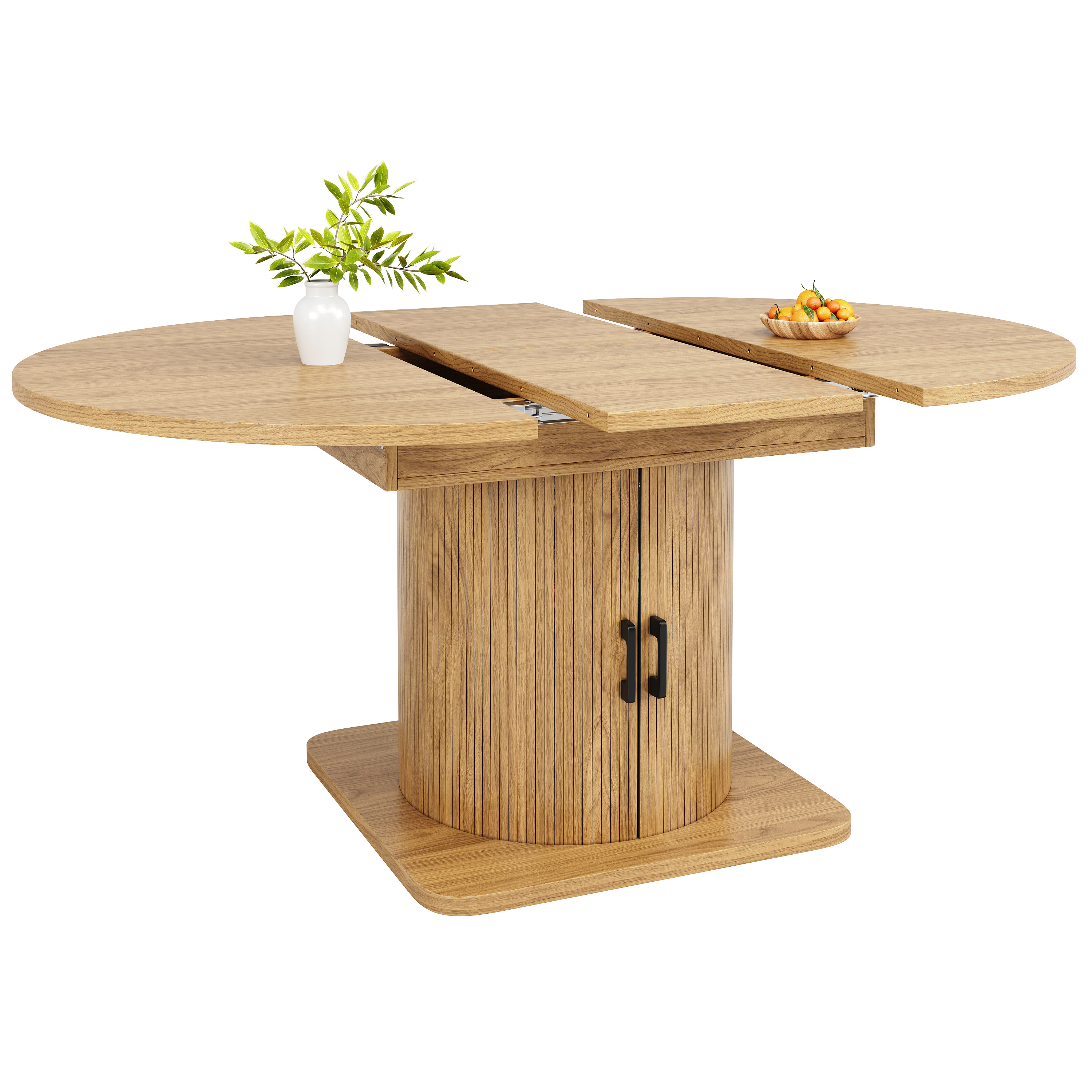 Îlot de cuisine marron design moderne