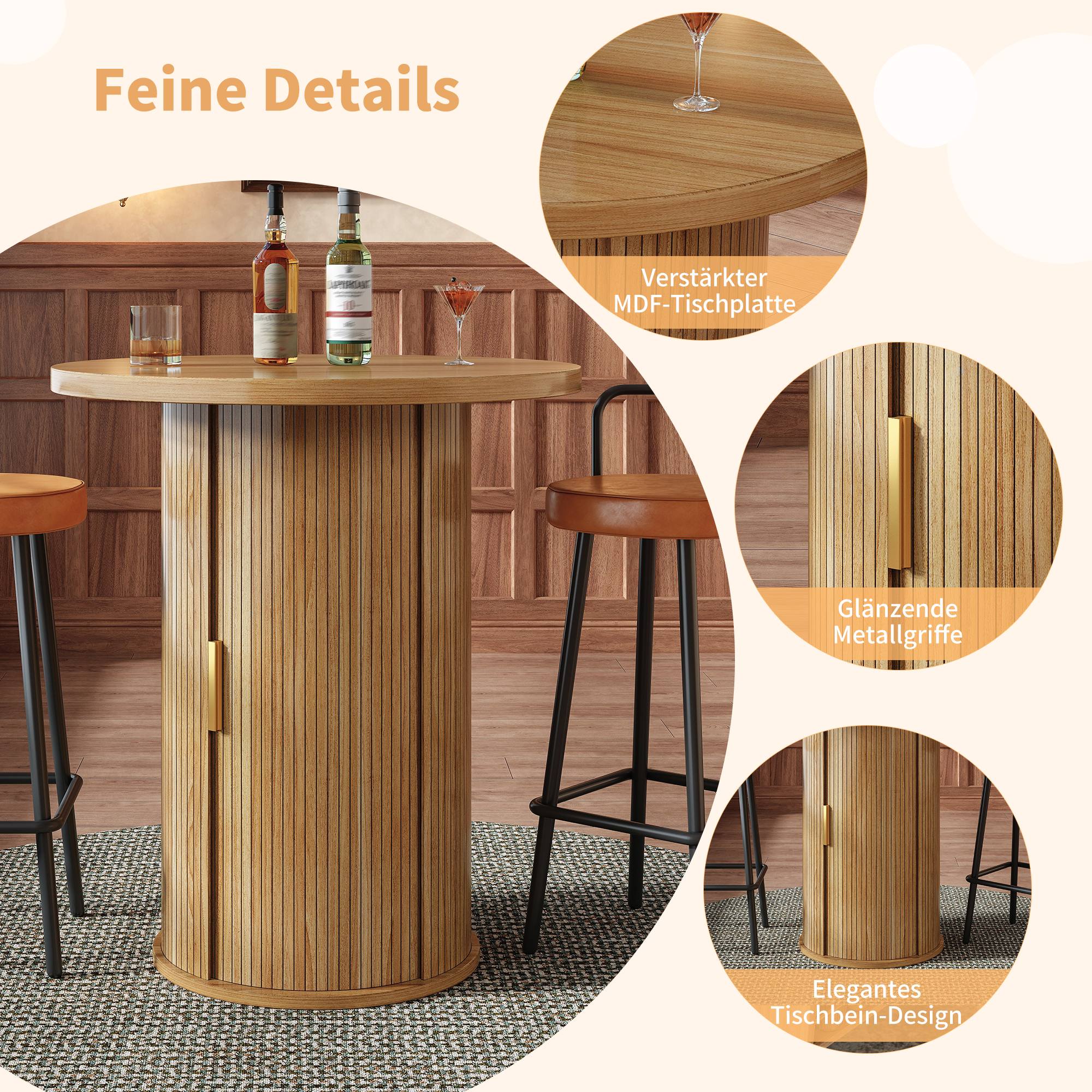 Utilisation table haute