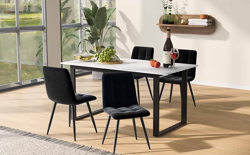 Détail du chaise de salle à manger
