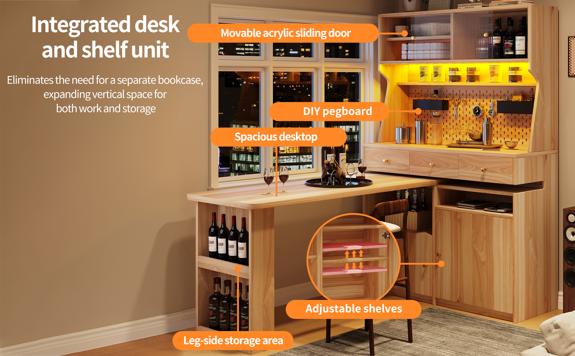 Détail du bureau