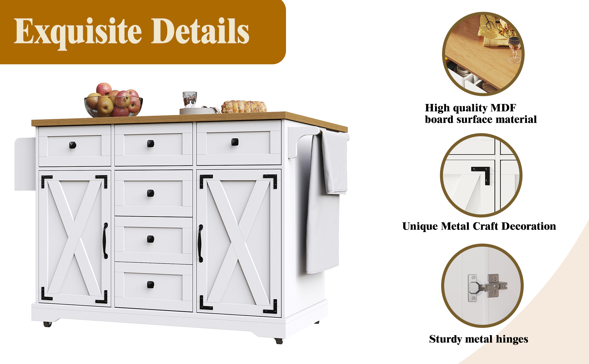 Détail du buffet