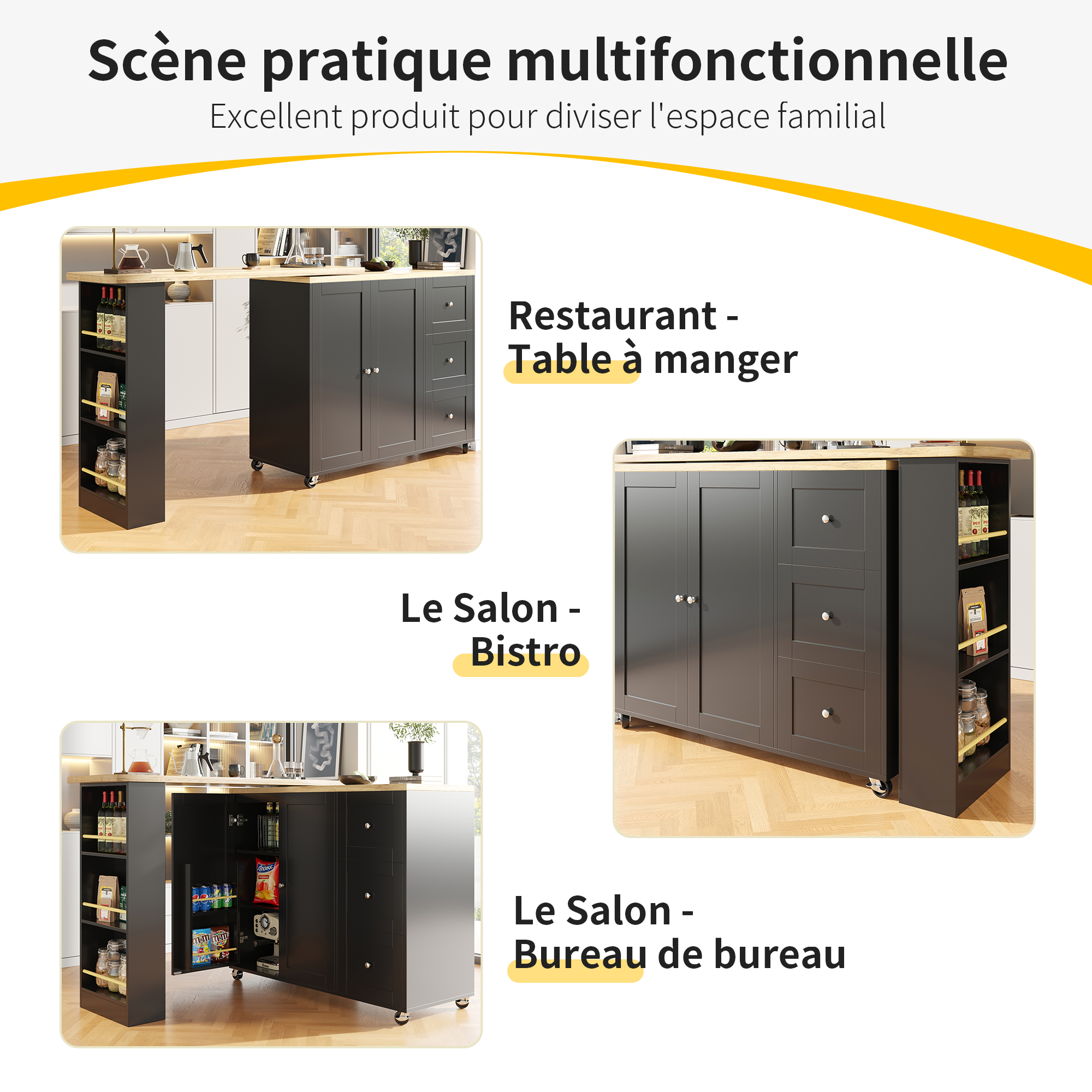 Présentation du table haute