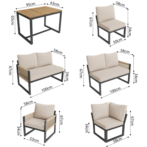 Ensemble jardin modulable