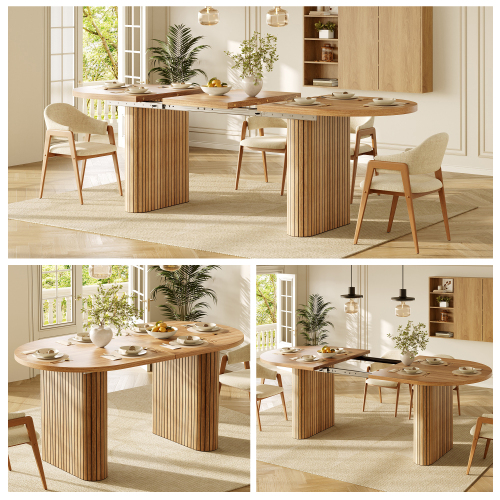 Table à manger extensible 120 à 160 cm