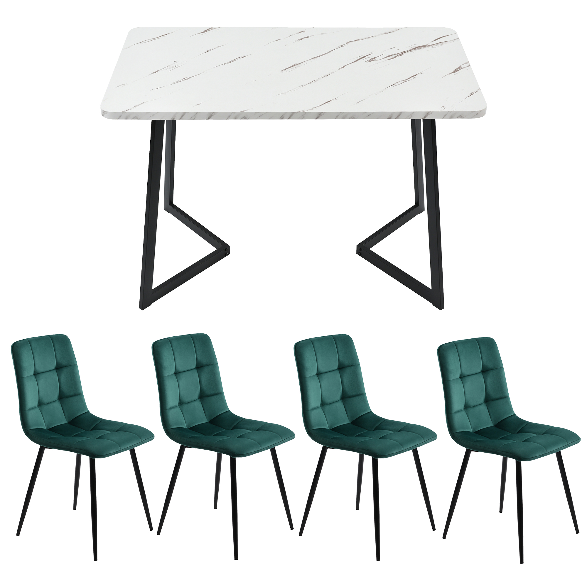 Détail du chaise de salle à manger