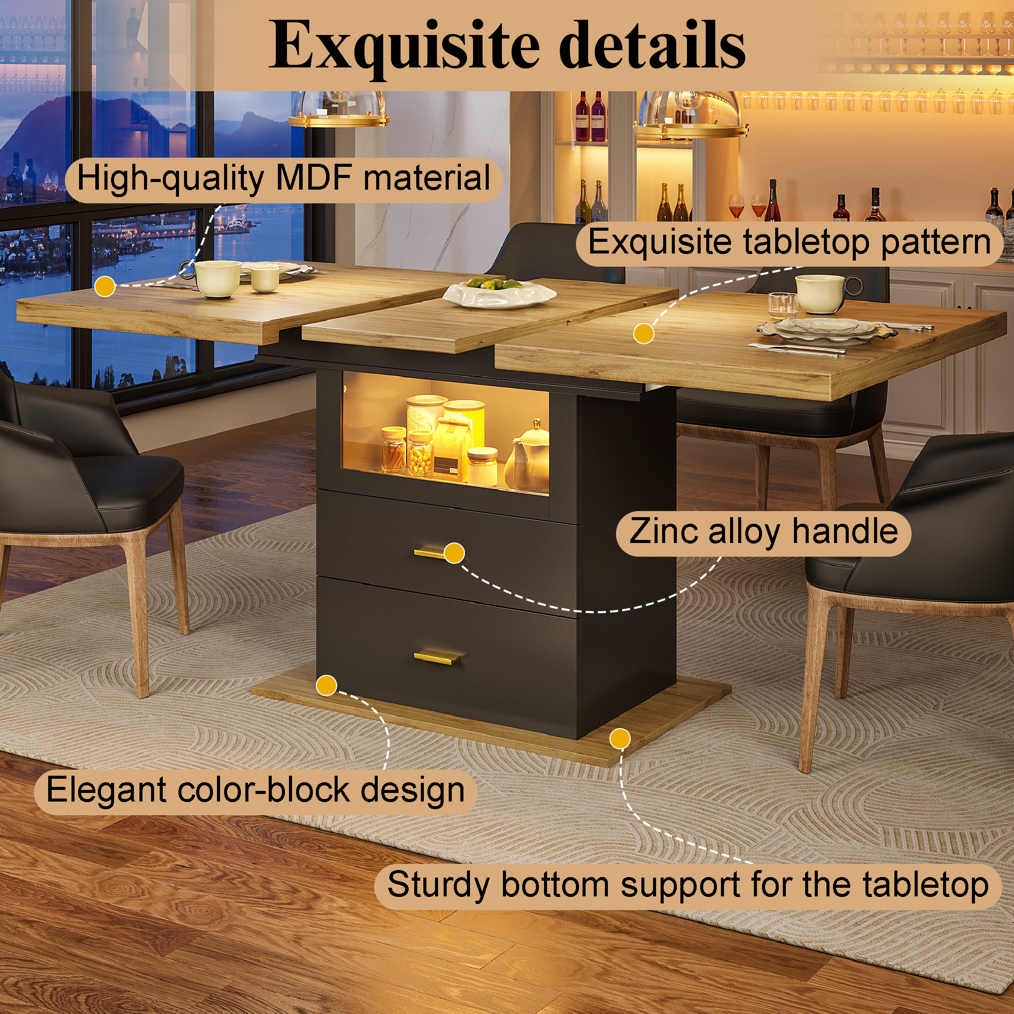 Présentation du table à manger