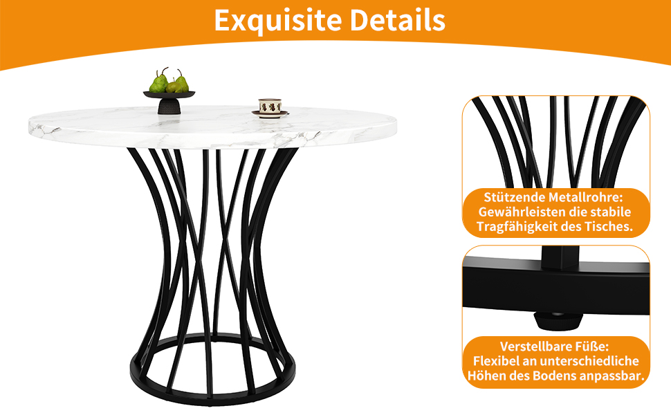 Détail du table à manger