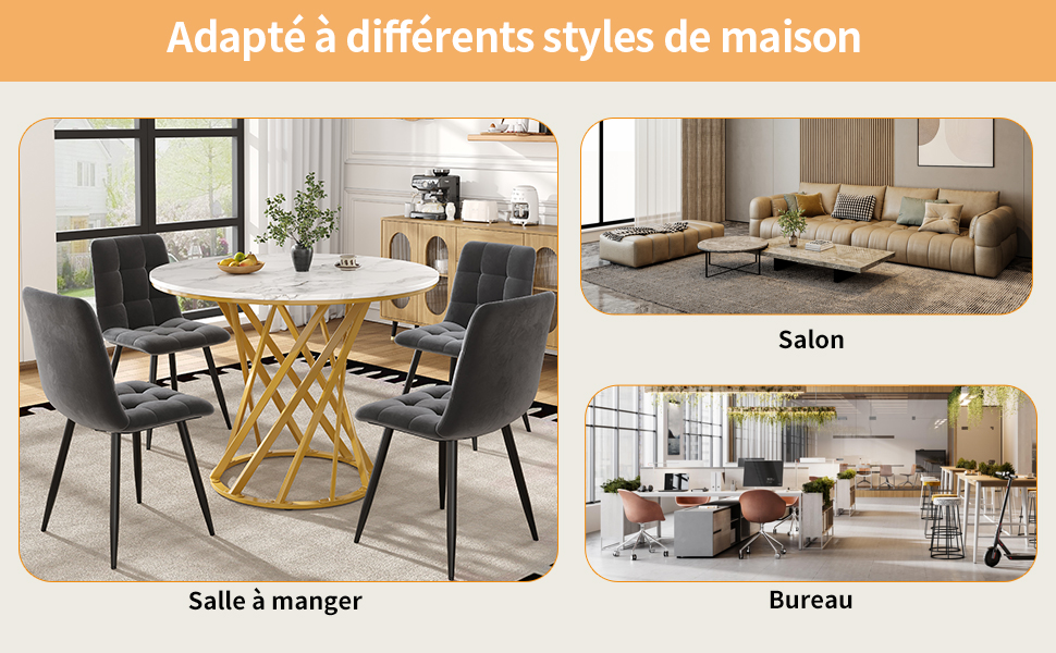 Présentation du table à manger
