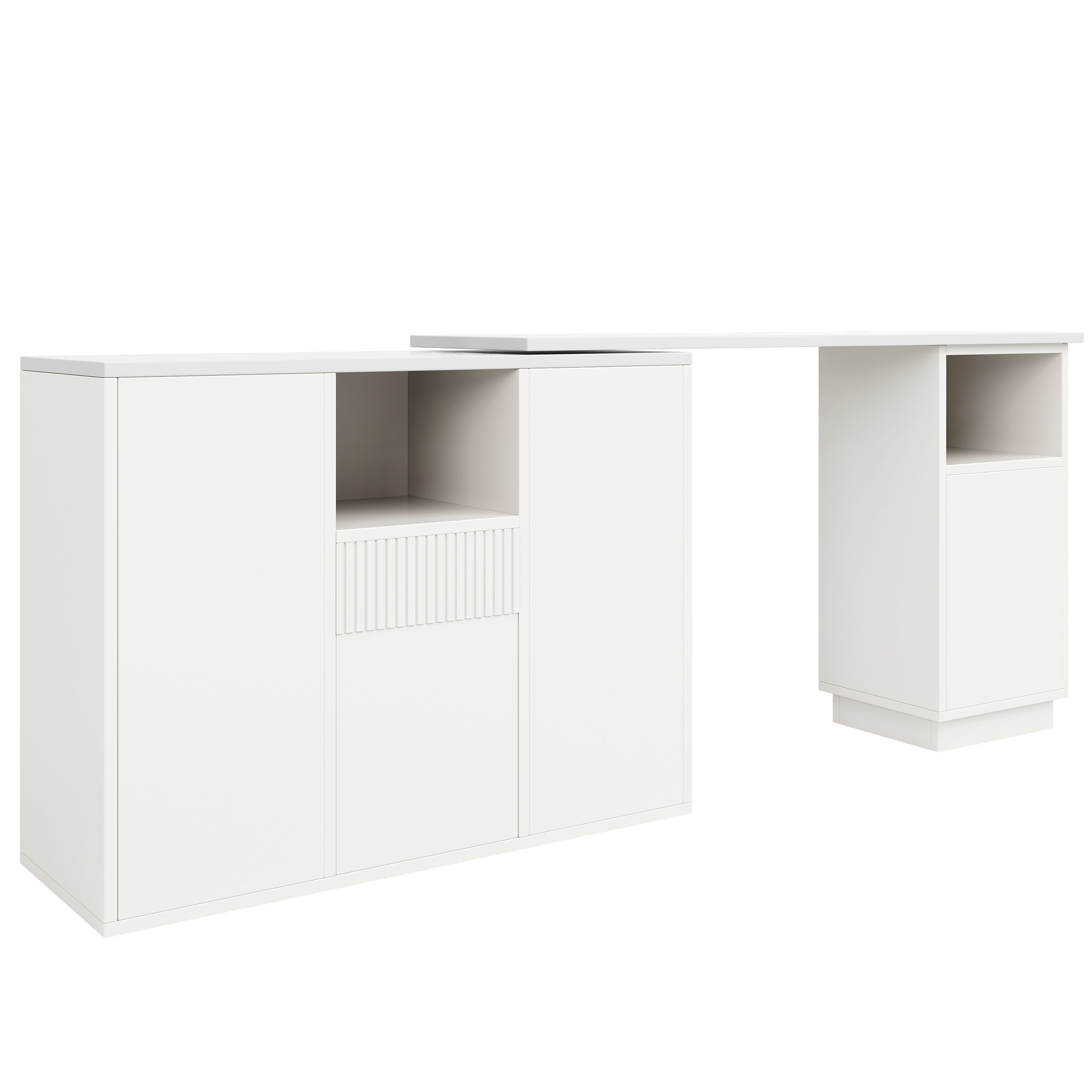 Um 360° drehbarer Bartisch (Hauptkörper 210 x 30 x