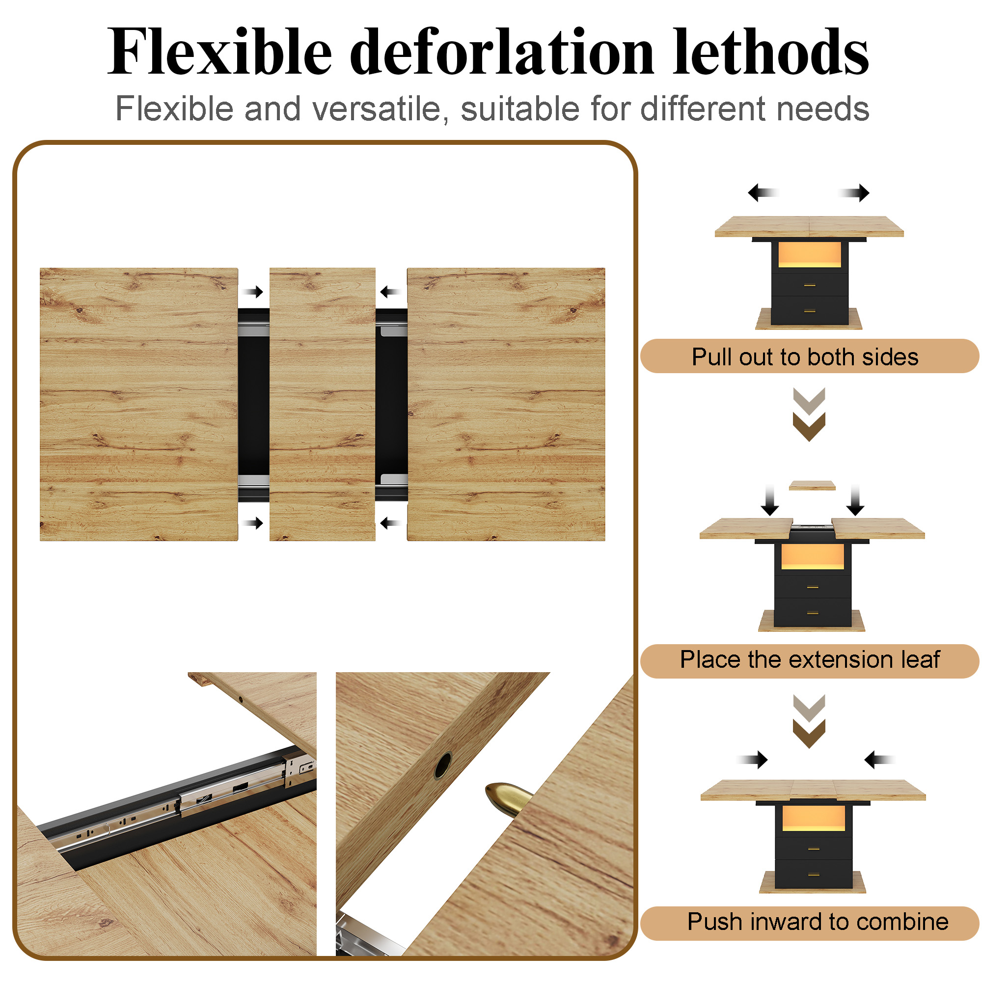 Présentation du table à manger