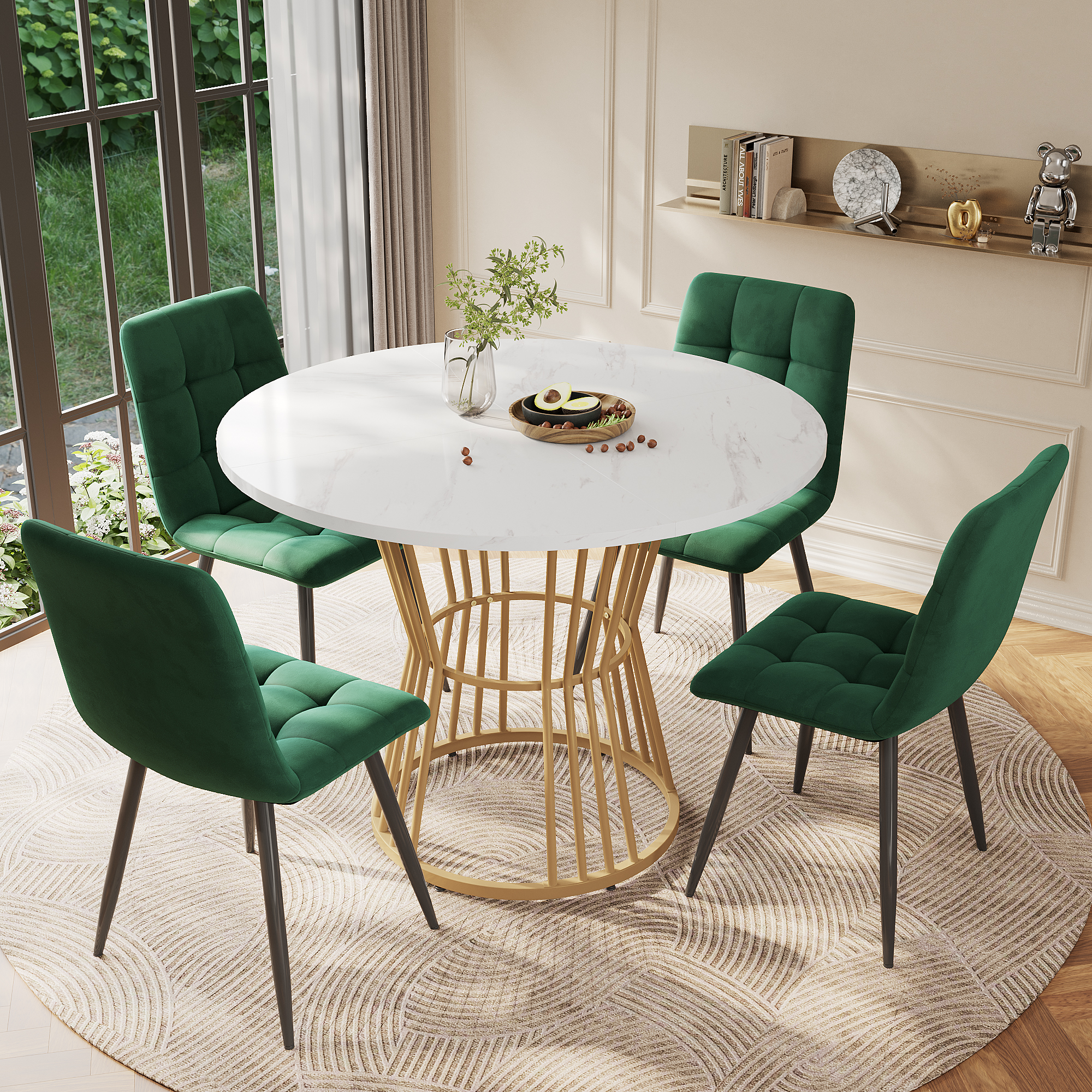 Détail du chaise de salle à manger