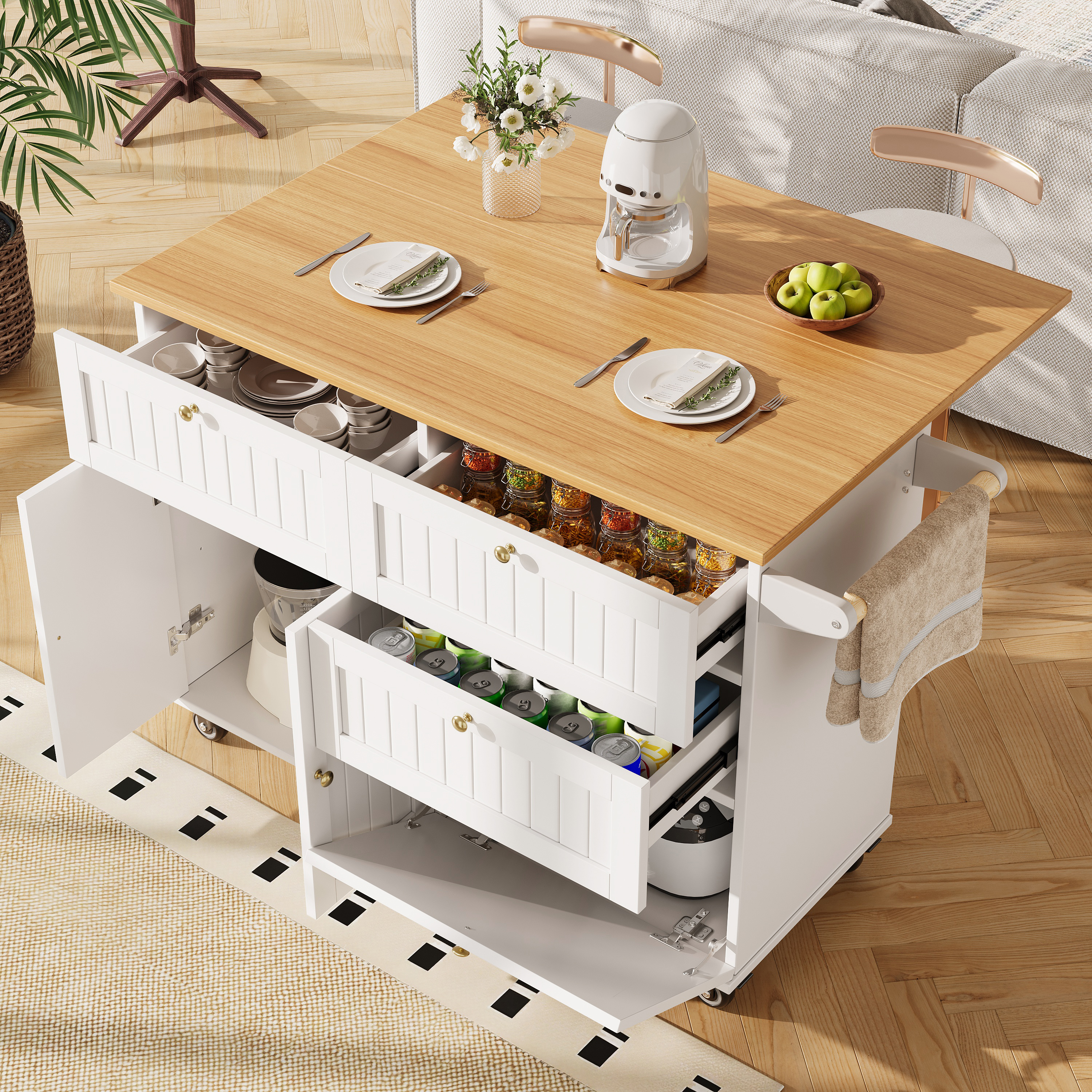 Moderne Kücheninsel, Küchenschrank, buffetschrank,