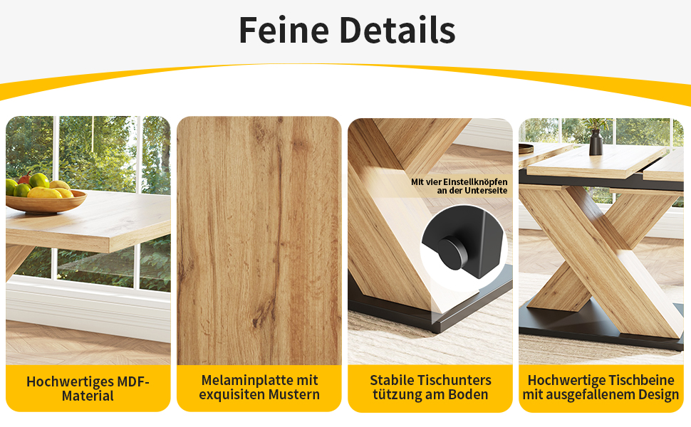 Présentation du table à manger