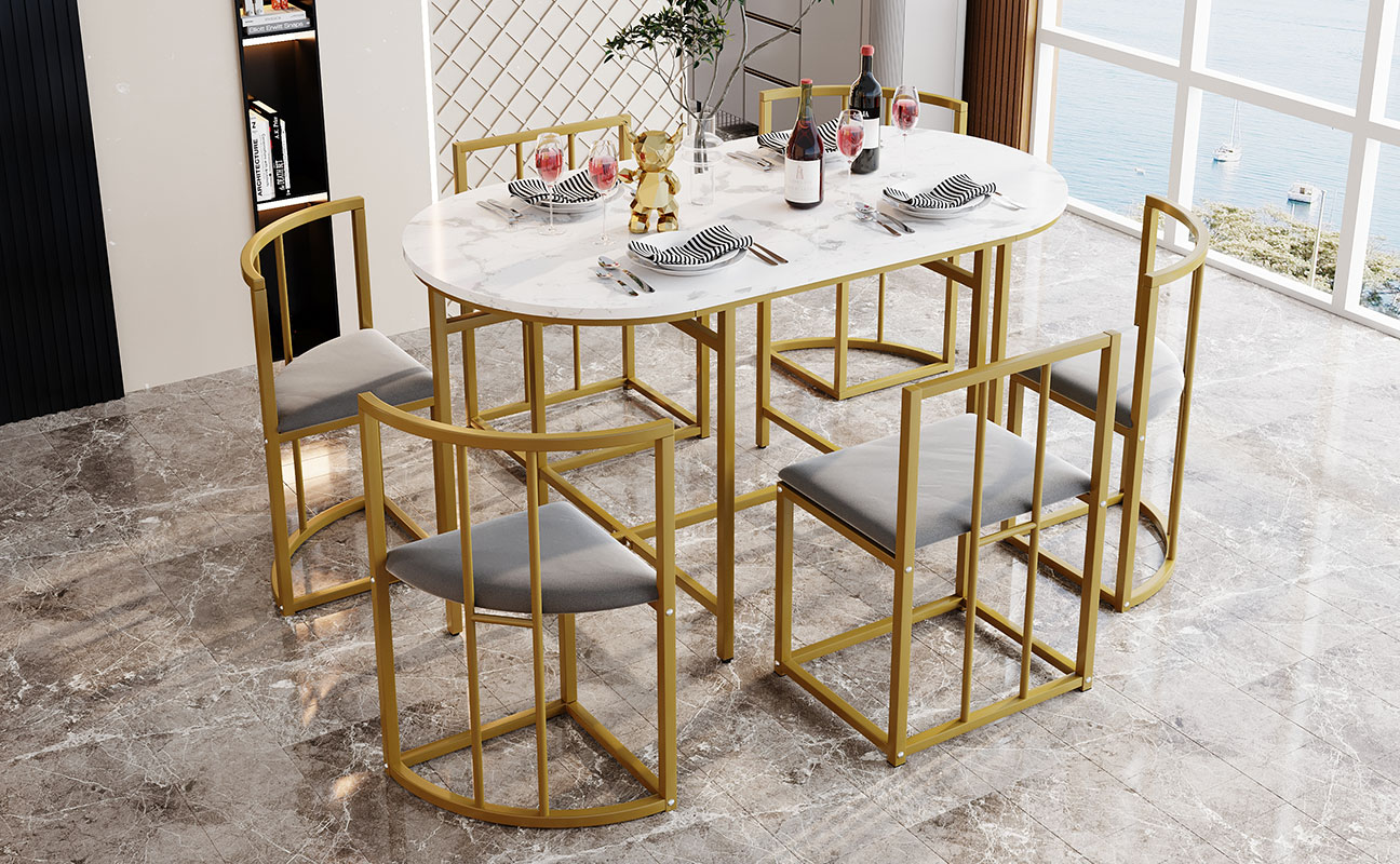 Détail du table à manger