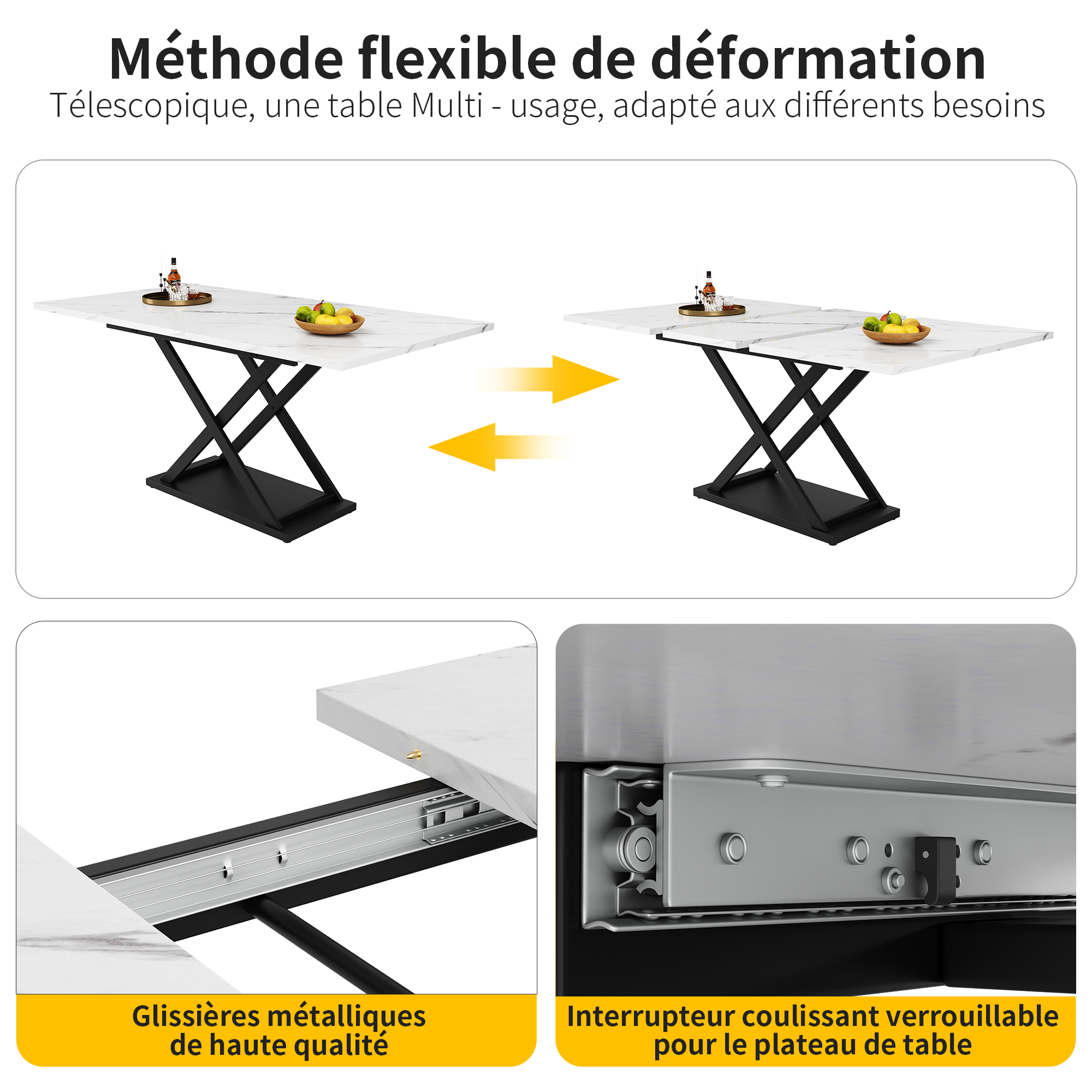 Présentation du table à manger