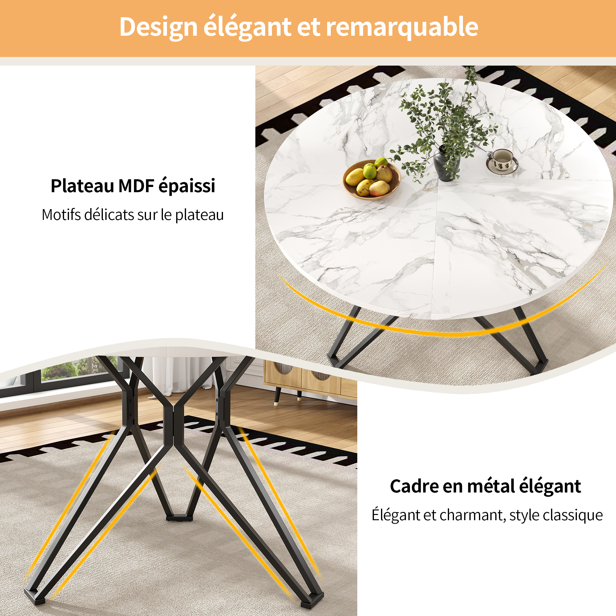 Présentation du table basse