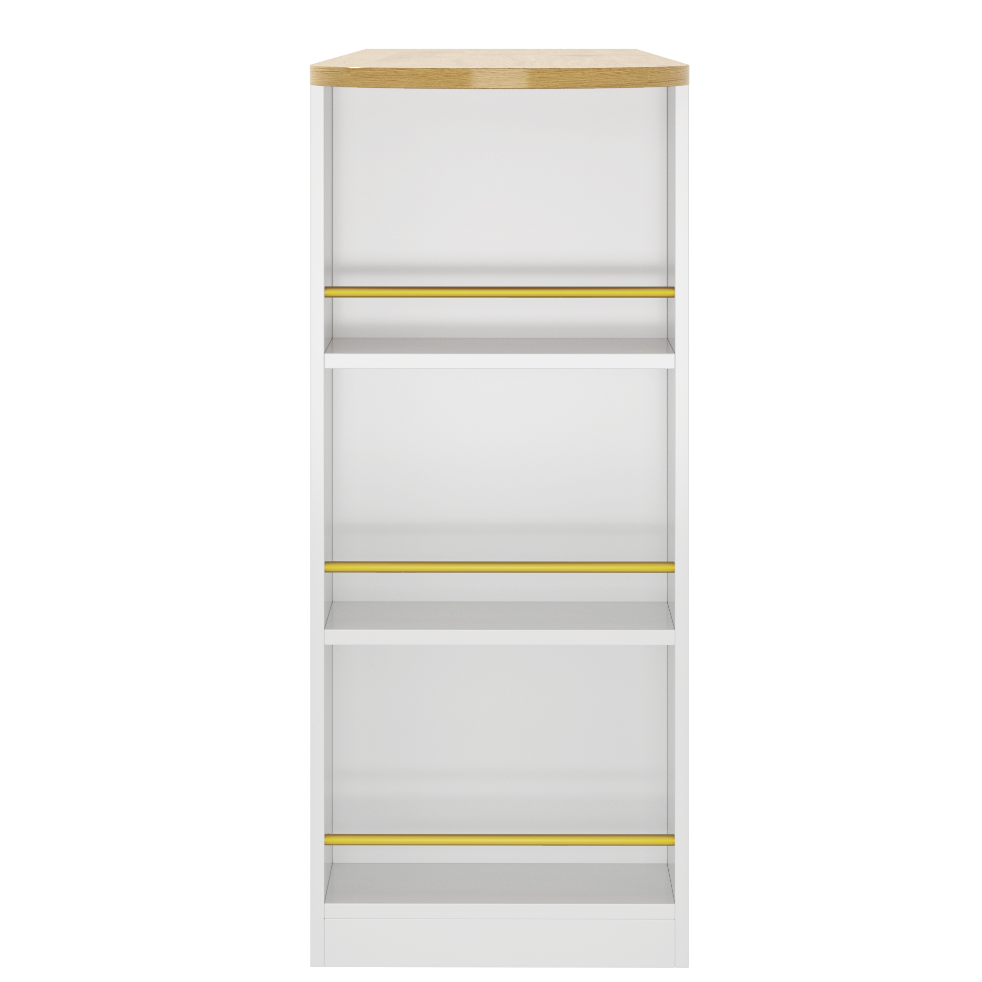 Armoire bar rotative 360° avec étagère 3 niveaux, MDF, poignées métal, portes verre sécurité, pour restaurant, salon, home-bar, design moderne, beaucoup de rangement, style élégant, stabilité, fonctionnalité - image 11