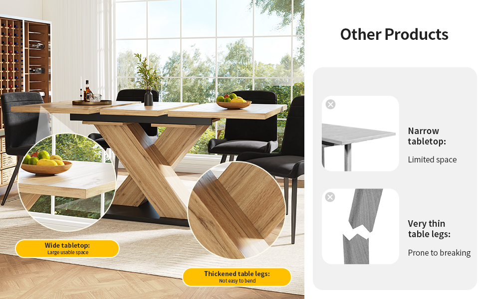 Présentation du table à manger