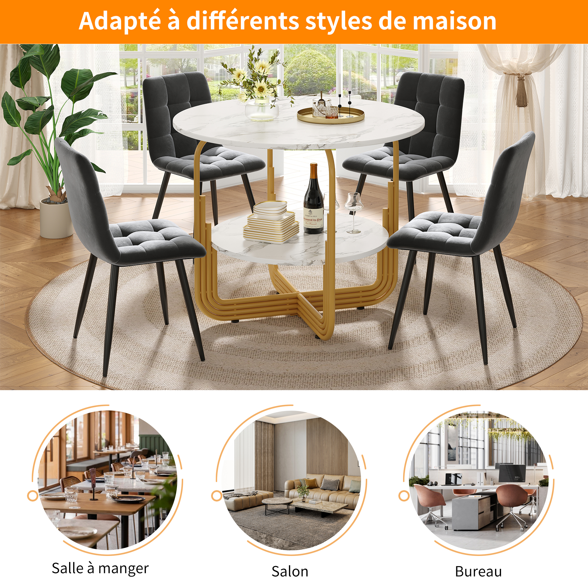 Détail du table basse
