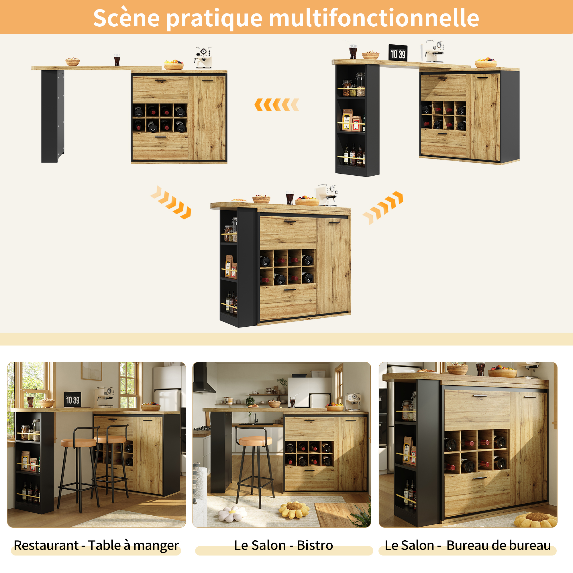 Détail du table à manger