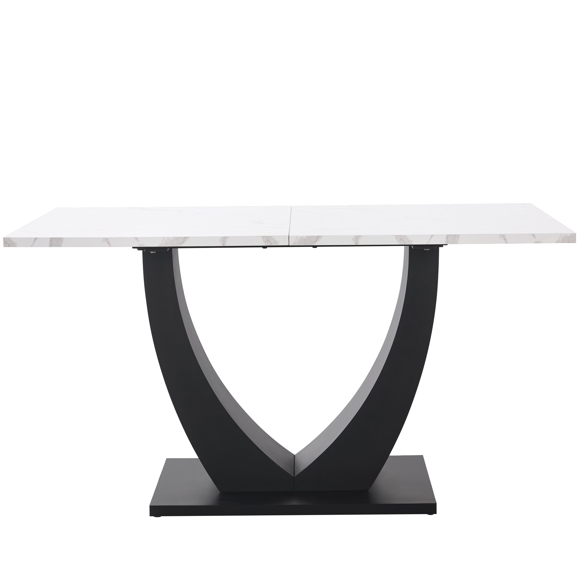 Ensemble salle à manger 5 pièces : table 140x75x75 - image 4