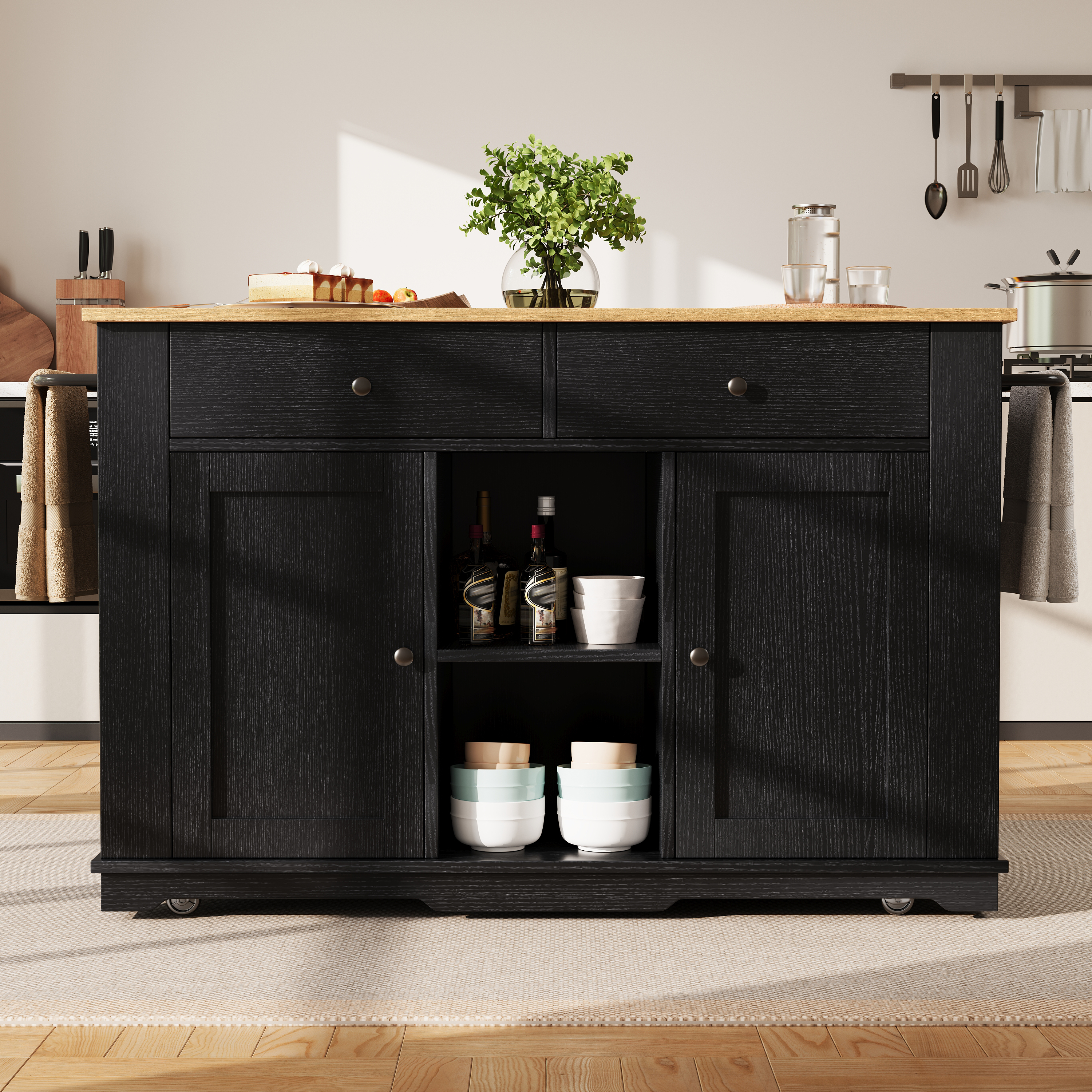 Rangement et table pliante