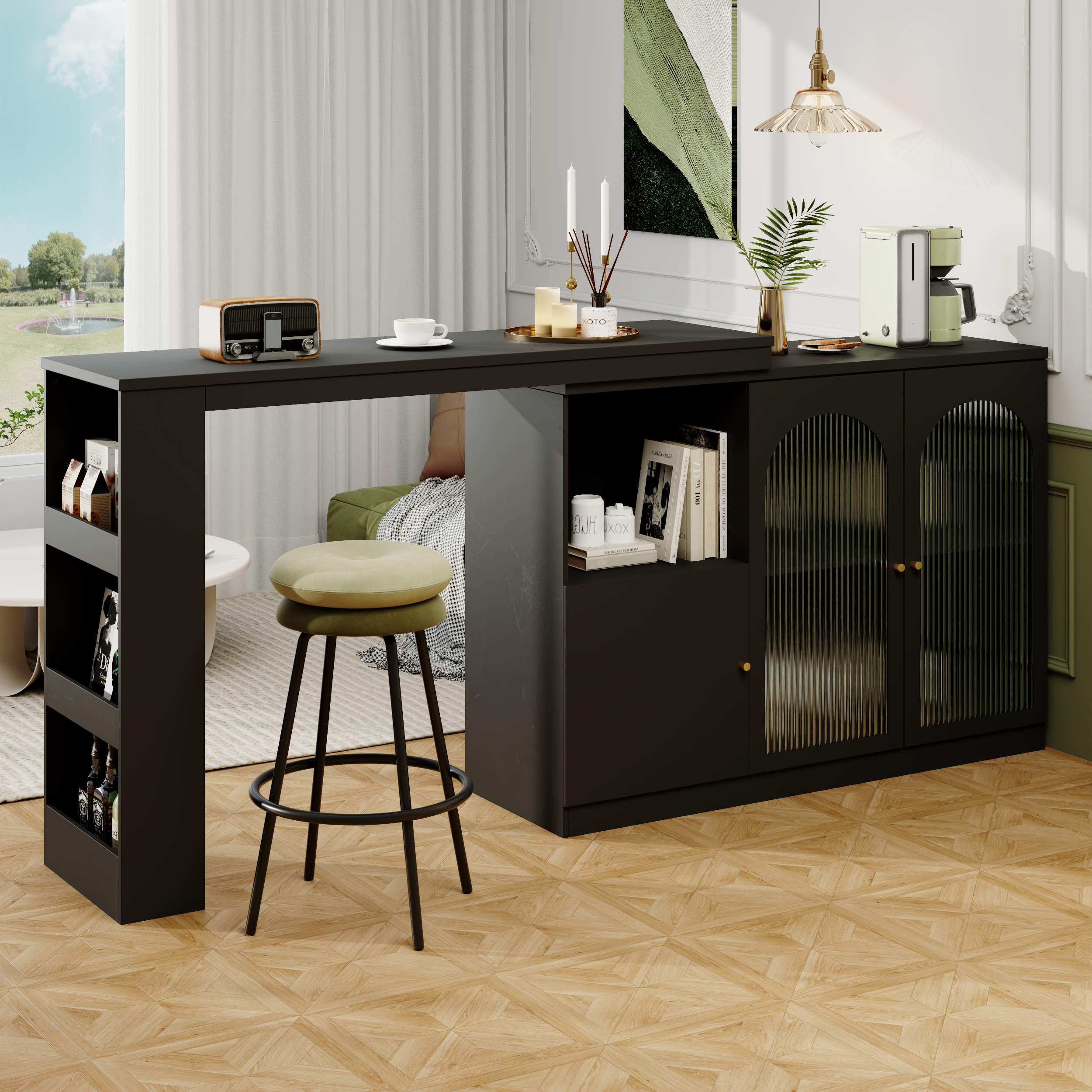 Structure meuble bar