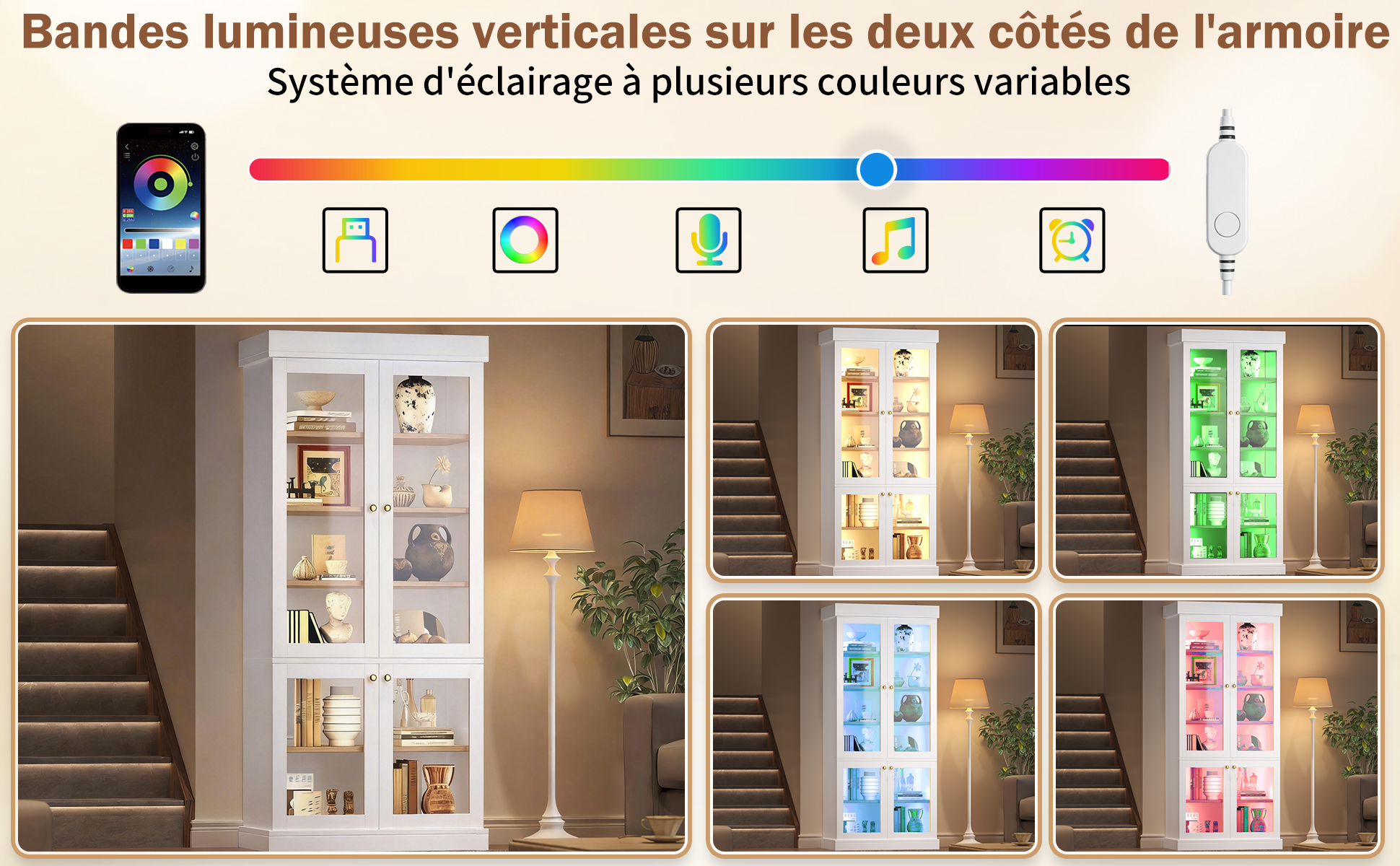 Présentation du vitrine