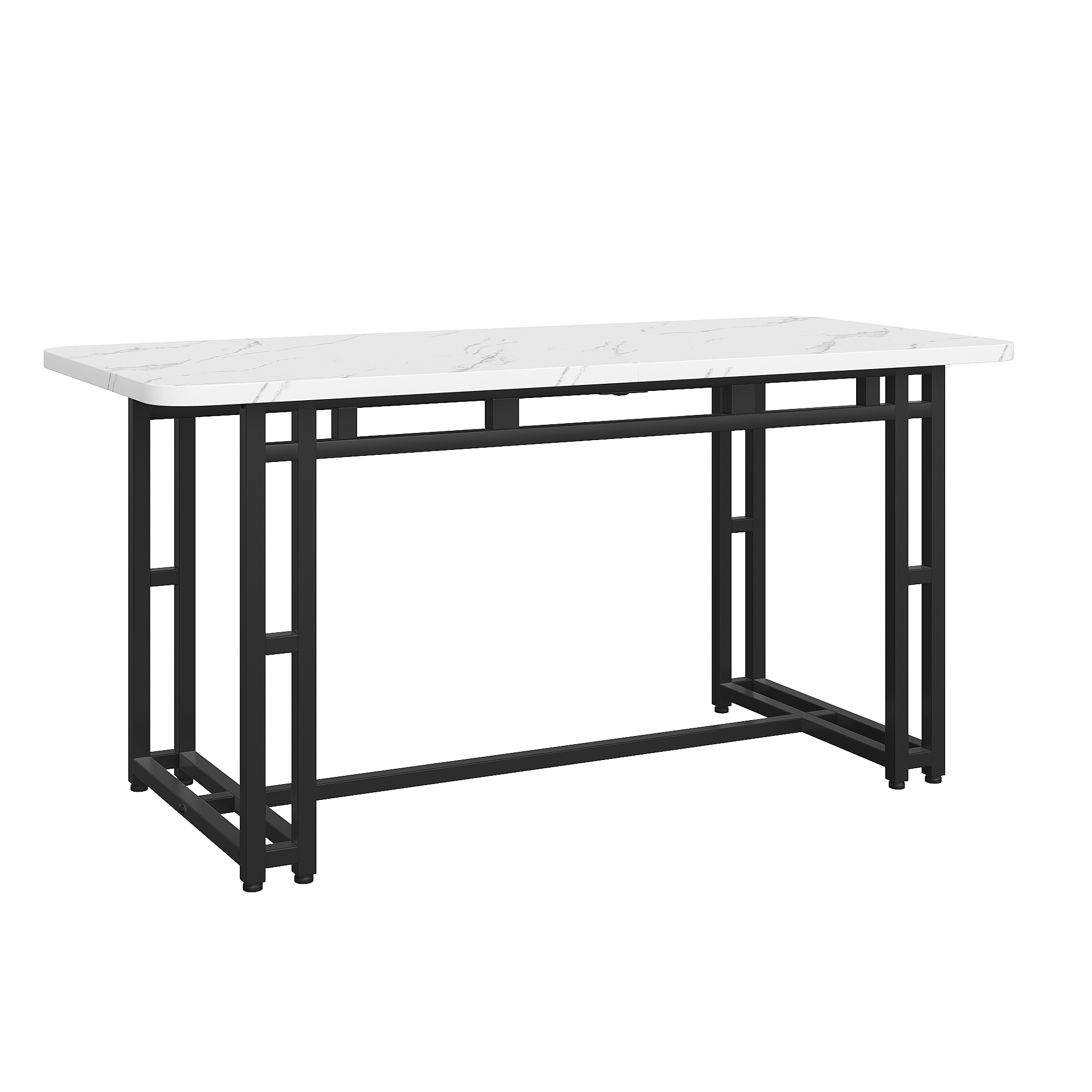 Table black white 140x80 vue 4
