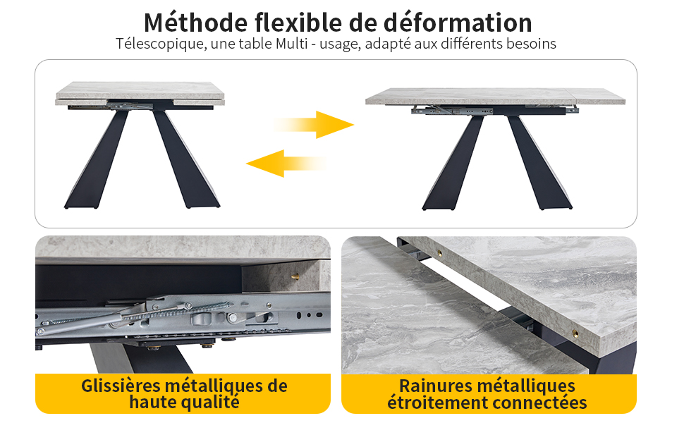 Détail du table à manger