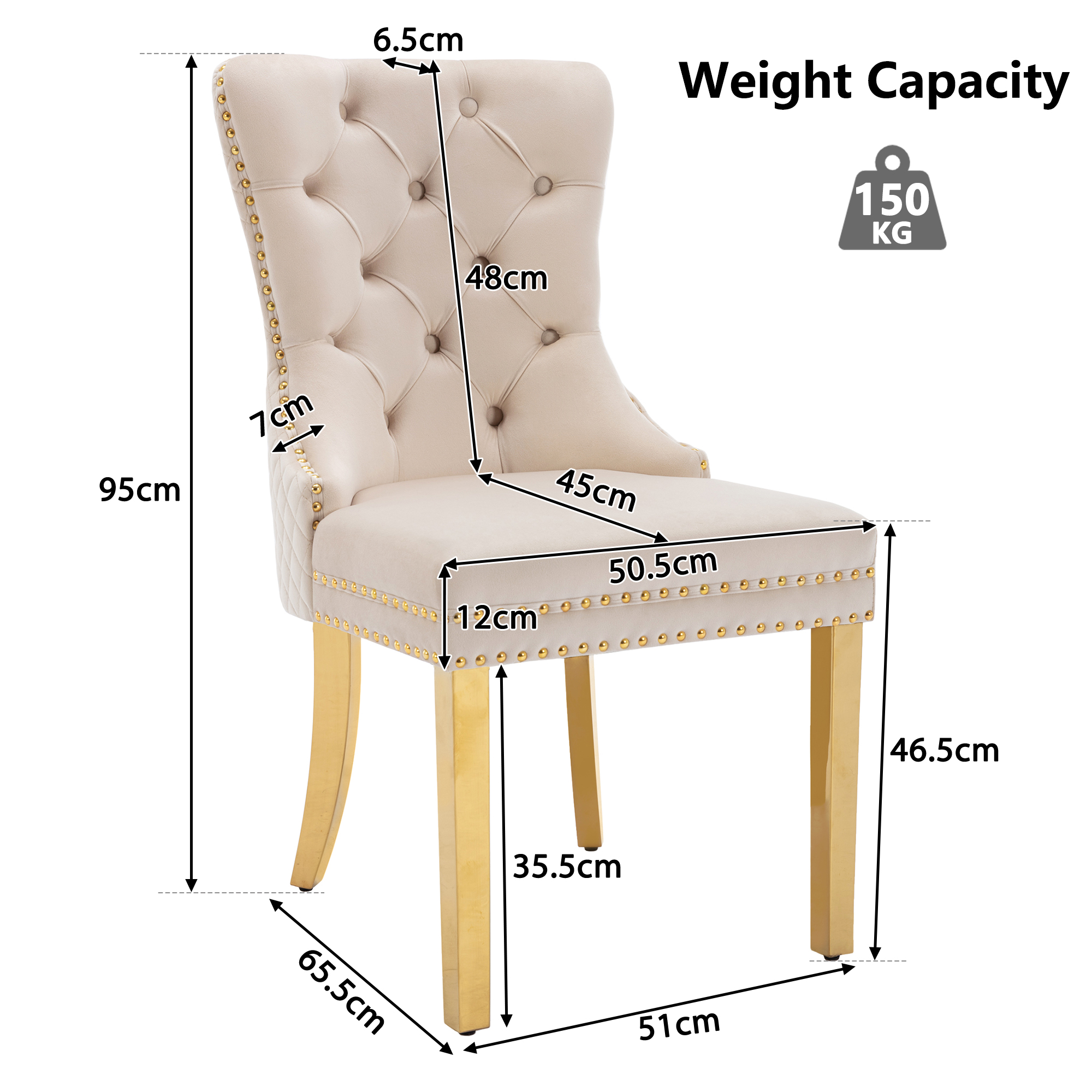 Présentation du chaise de salle à manger